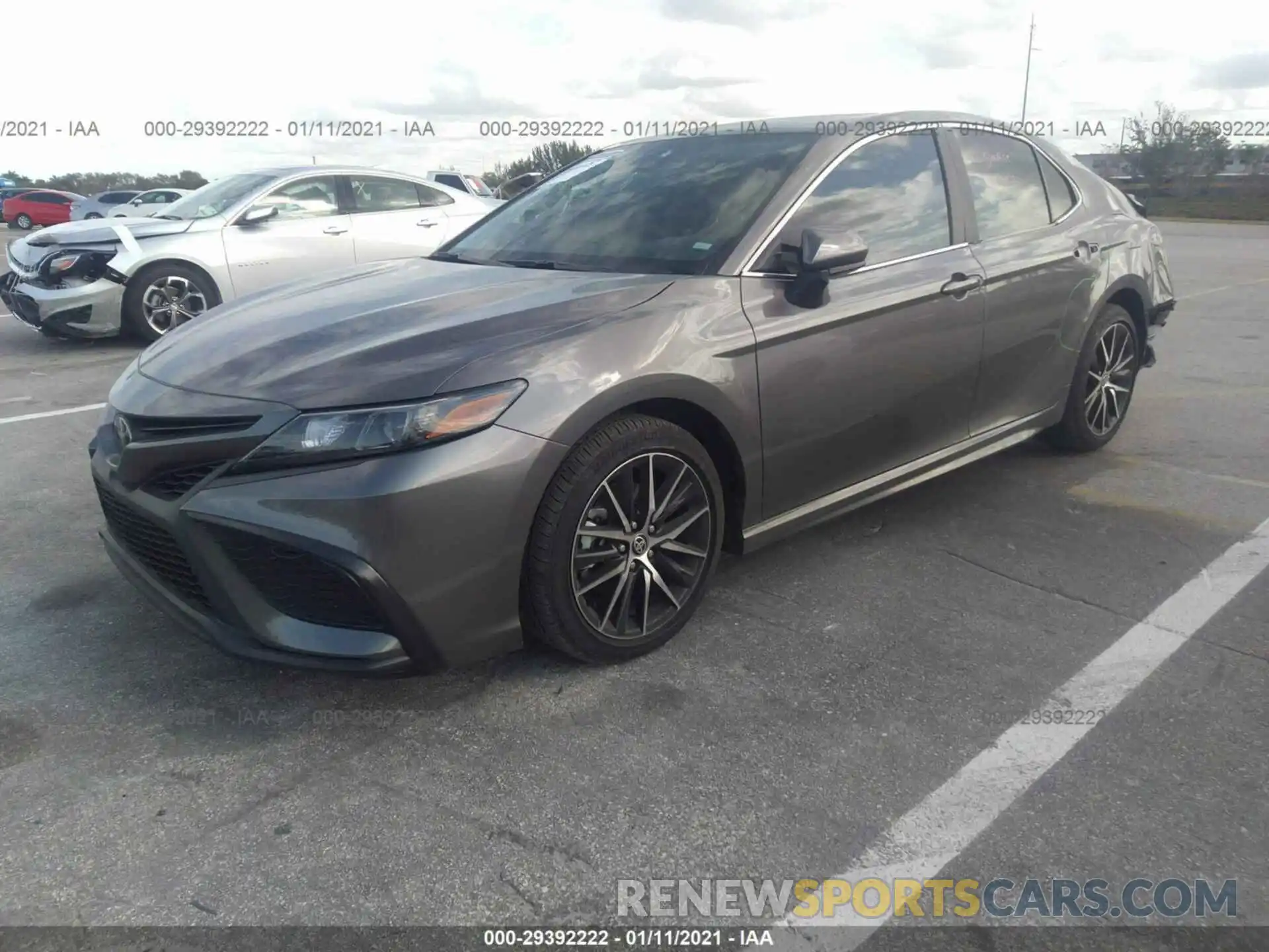 2 Photograph of a damaged car 4T1G11AKXMU525028 TOYOTA CAMRY 2021