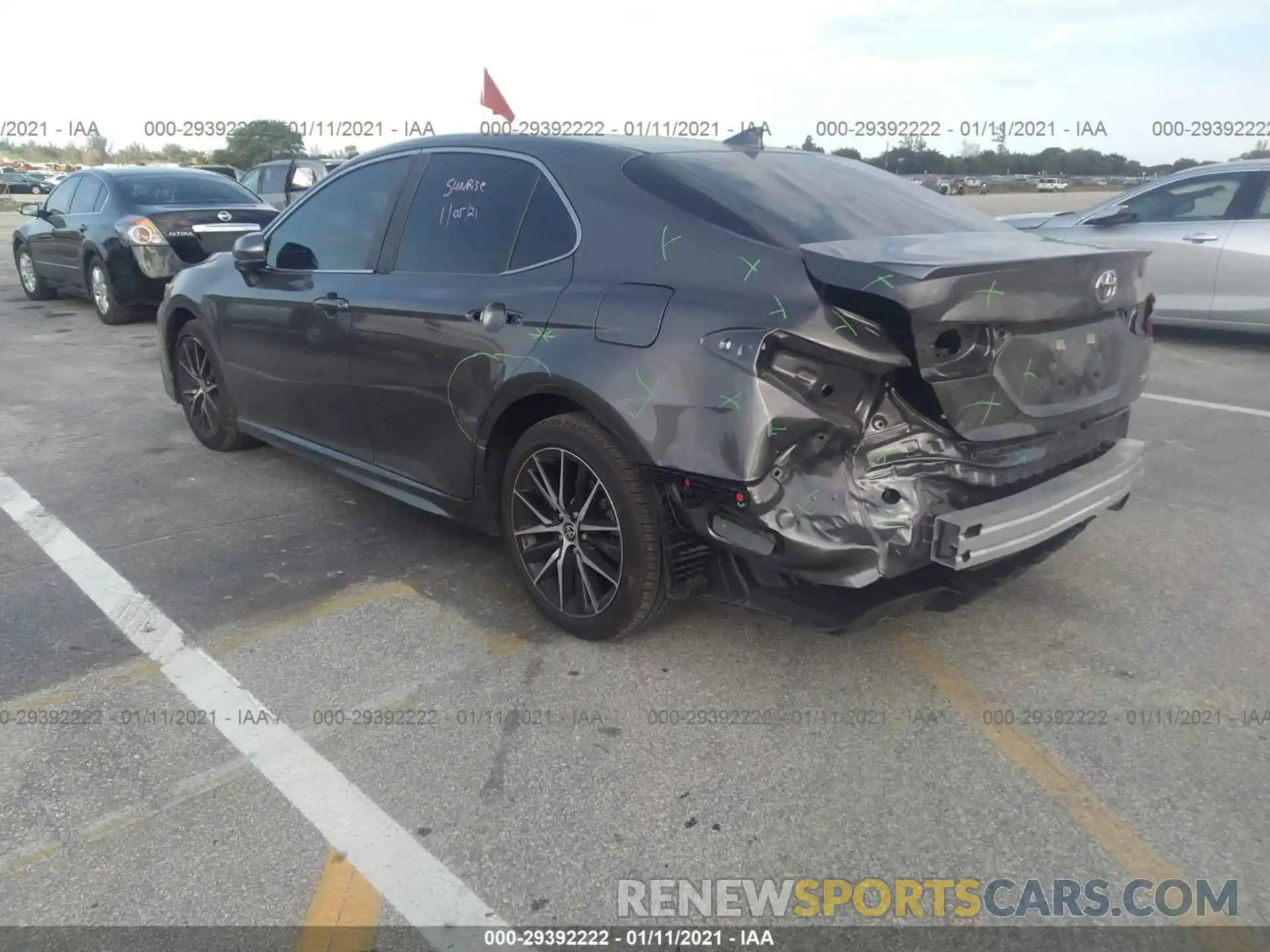 3 Photograph of a damaged car 4T1G11AKXMU525028 TOYOTA CAMRY 2021