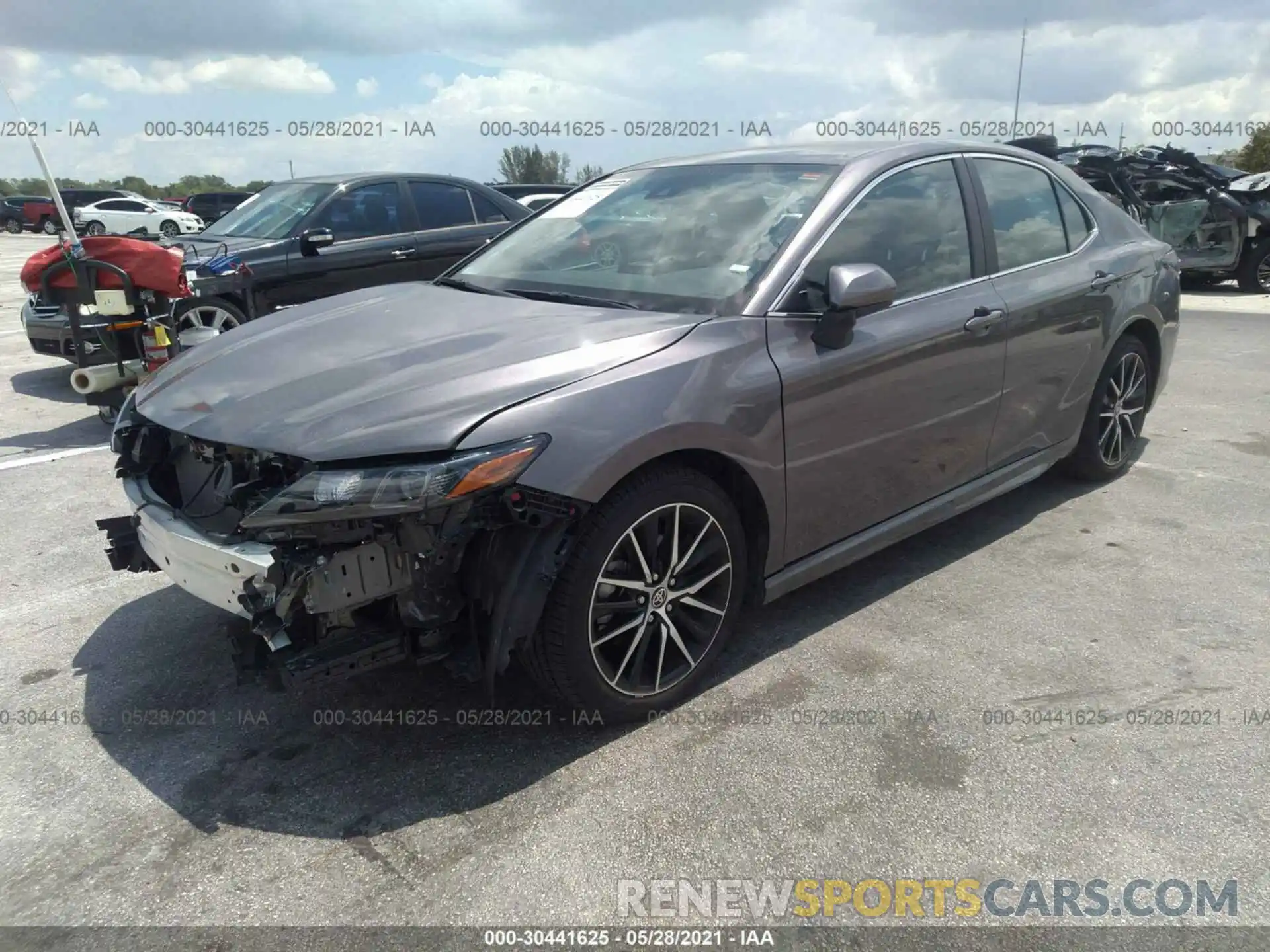 2 Photograph of a damaged car 4T1G11AKXMU525031 TOYOTA CAMRY 2021