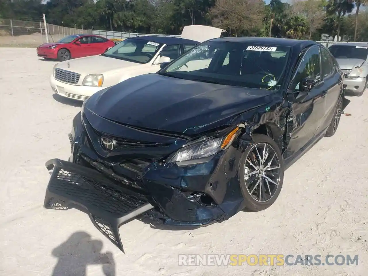 2 Photograph of a damaged car 4T1G11AKXMU526194 TOYOTA CAMRY 2021