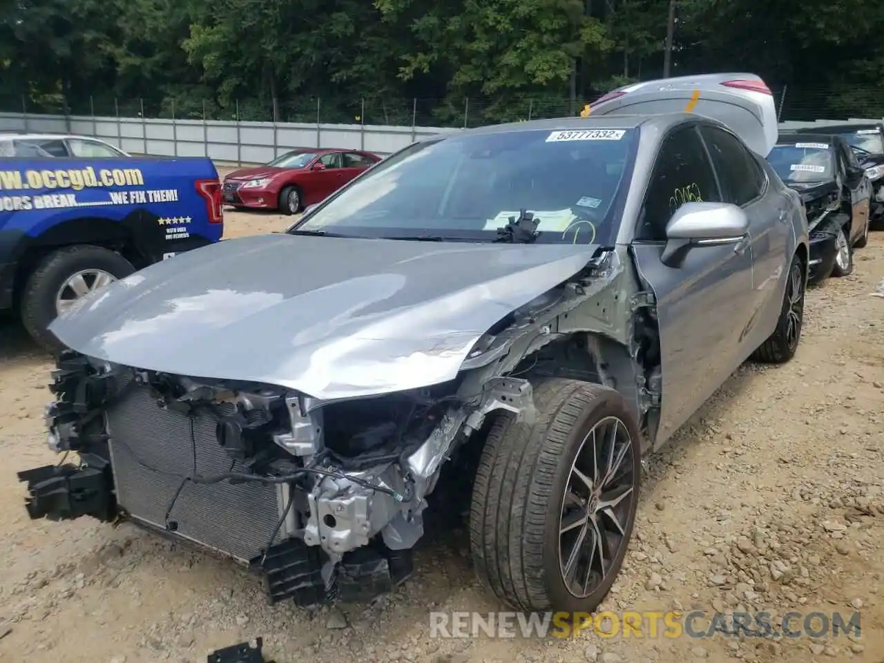 2 Photograph of a damaged car 4T1G11AKXMU529466 TOYOTA CAMRY 2021