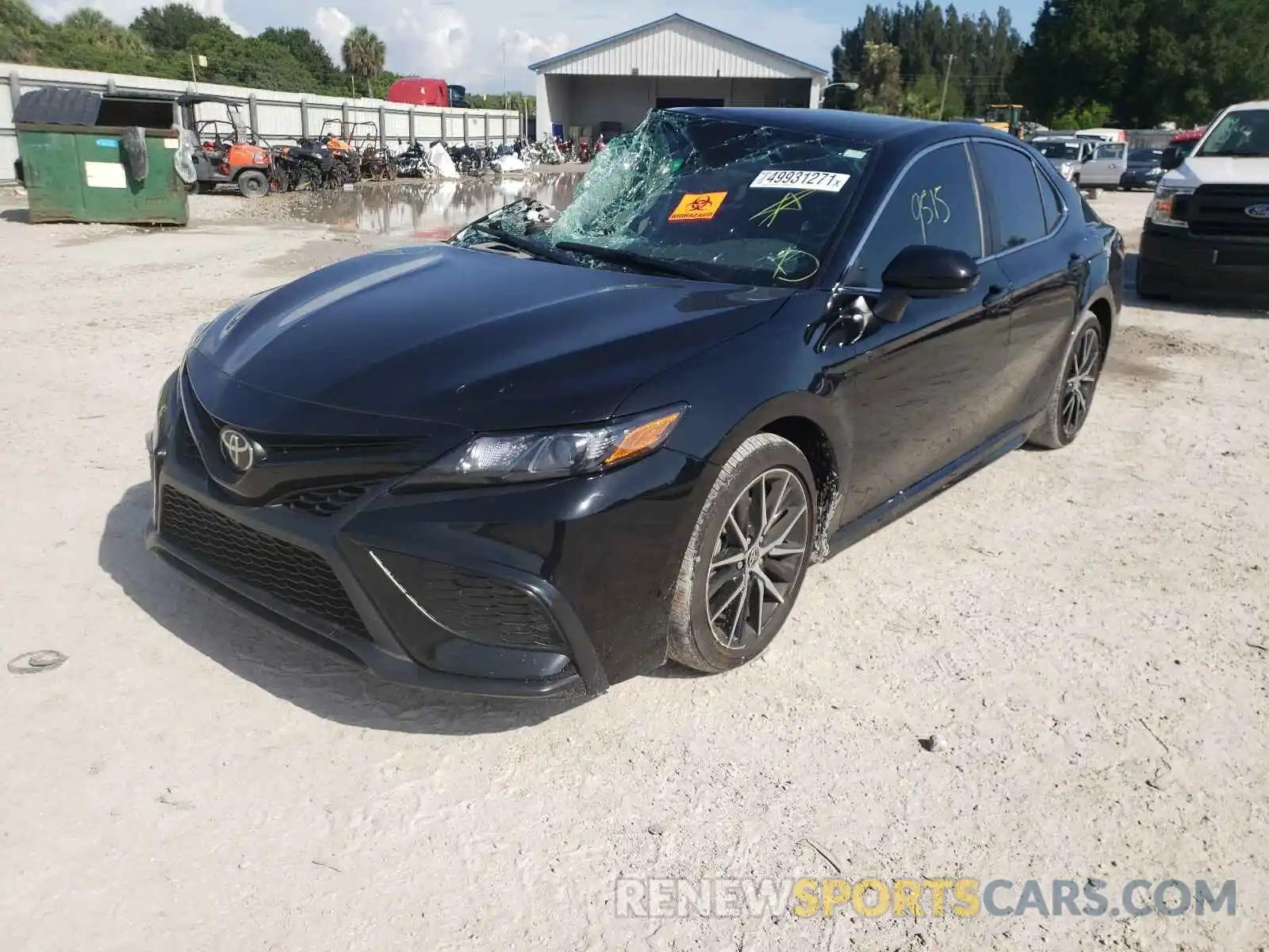 2 Photograph of a damaged car 4T1G11AKXMU530262 TOYOTA CAMRY 2021