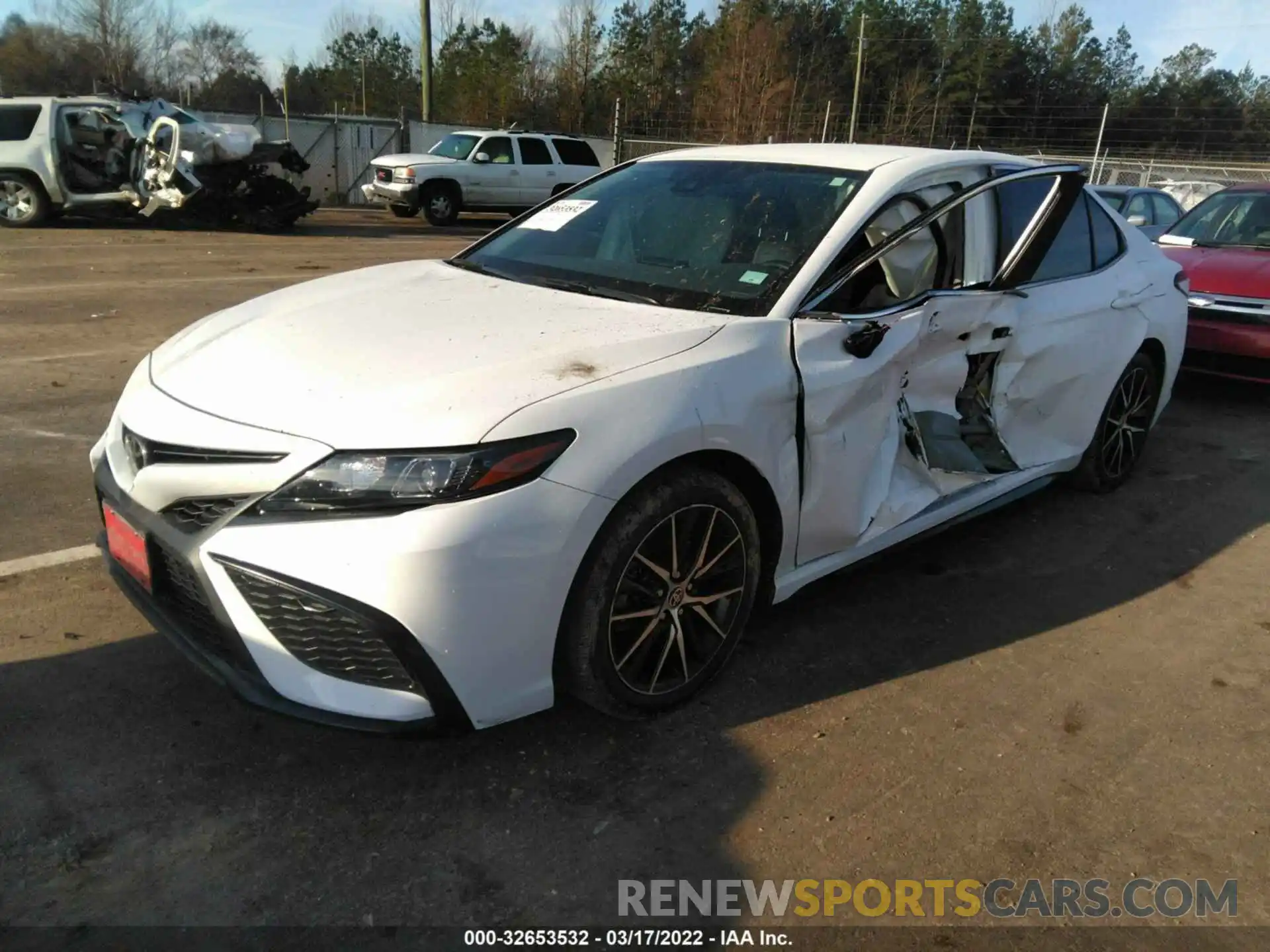 2 Photograph of a damaged car 4T1G11AKXMU531556 TOYOTA CAMRY 2021