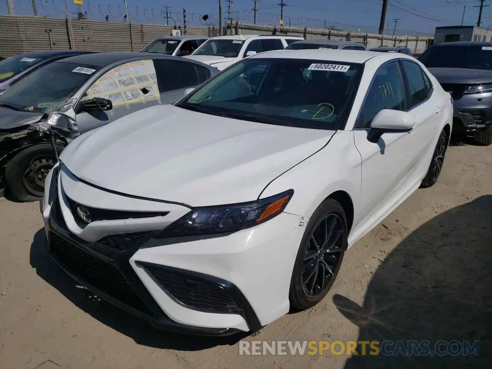 2 Photograph of a damaged car 4T1G11AKXMU532853 TOYOTA CAMRY 2021