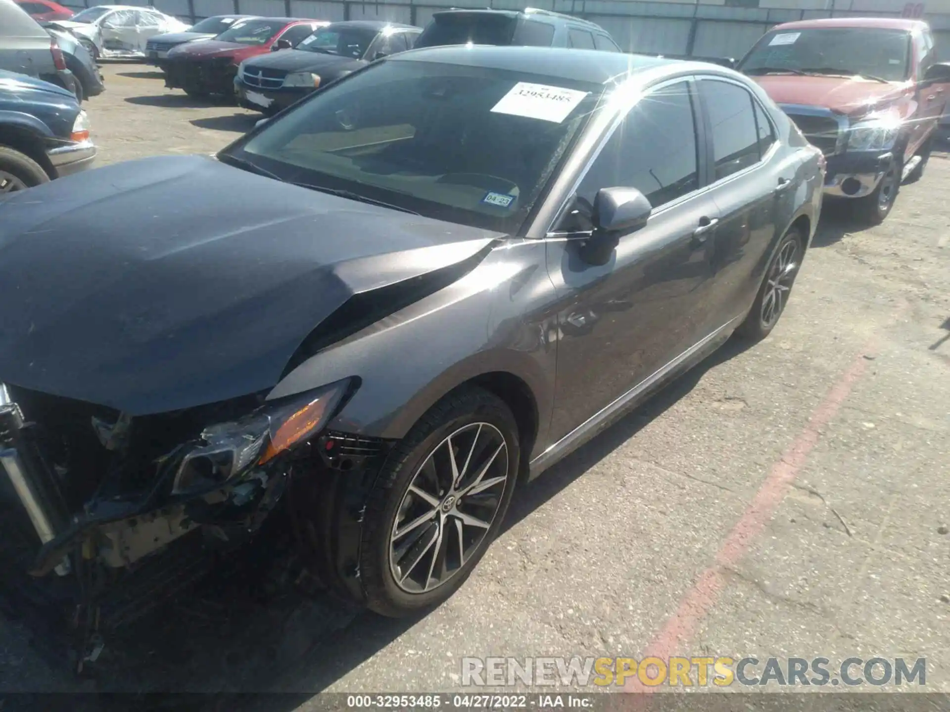 2 Photograph of a damaged car 4T1G11AKXMU535543 TOYOTA CAMRY 2021