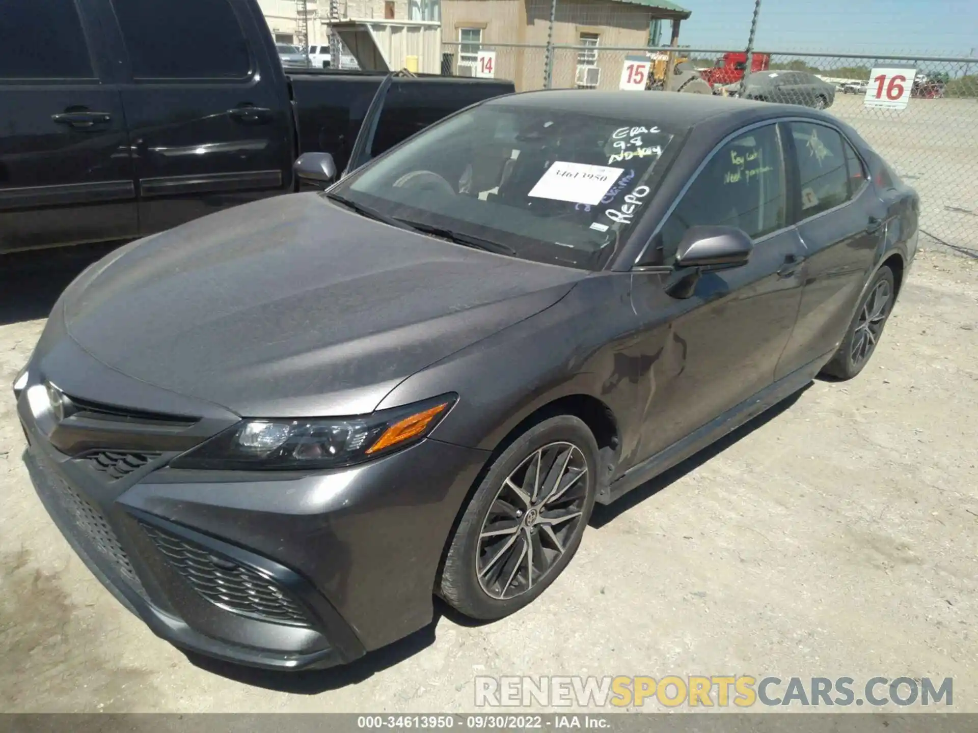 2 Photograph of a damaged car 4T1G11AKXMU539950 TOYOTA CAMRY 2021