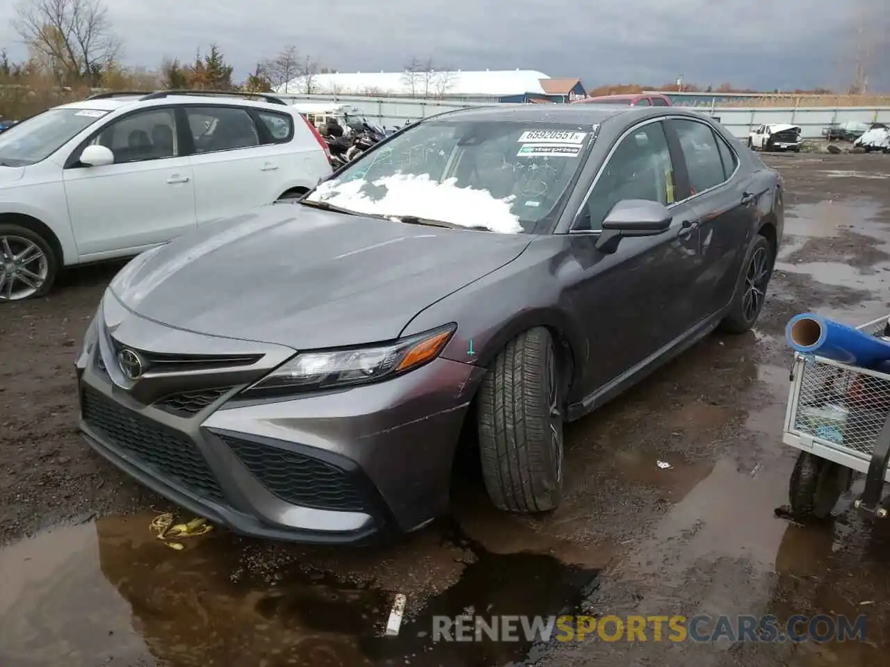 2 Photograph of a damaged car 4T1G11AKXMU540497 TOYOTA CAMRY 2021