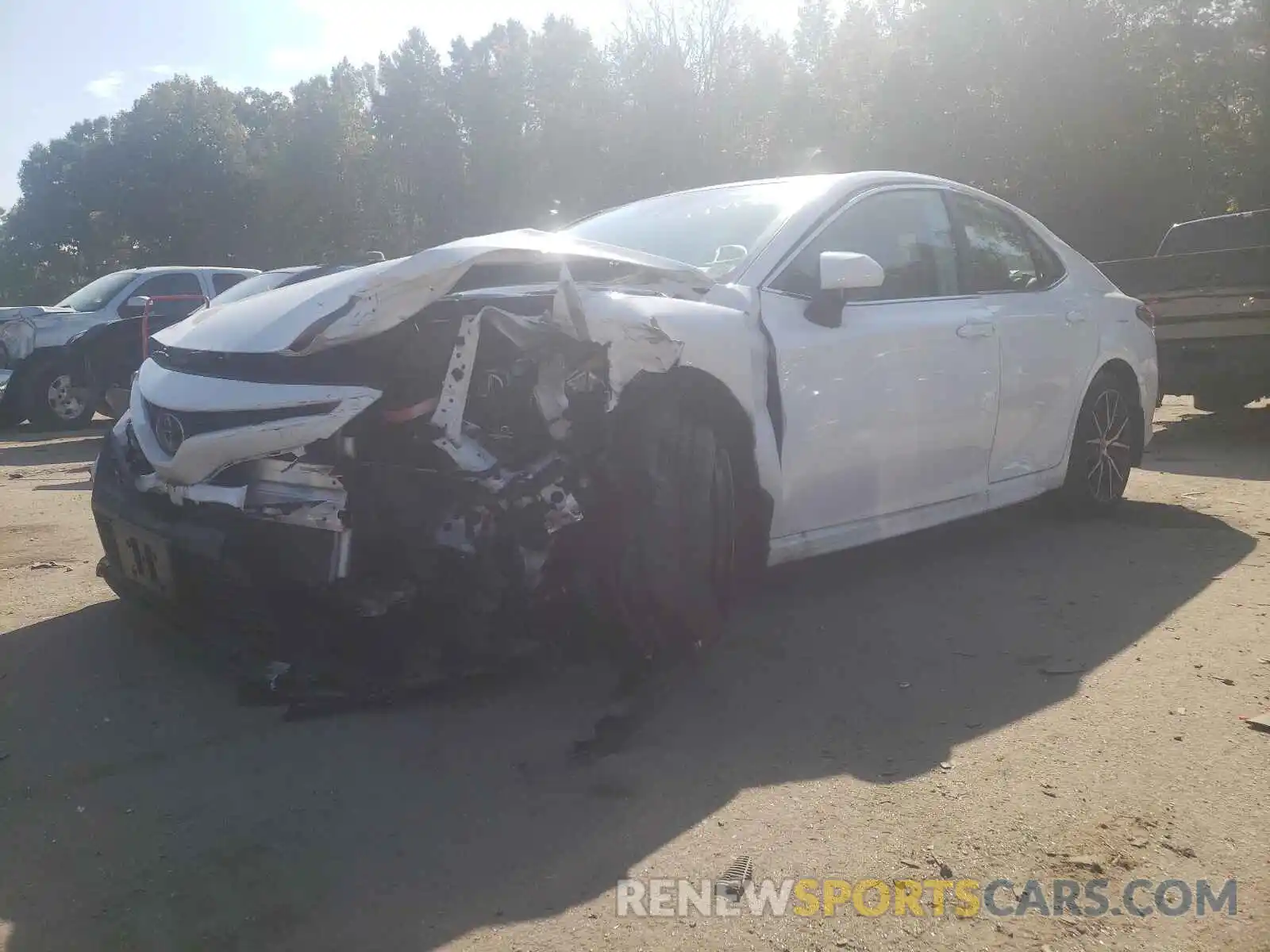 2 Photograph of a damaged car 4T1G11AKXMU540645 TOYOTA CAMRY 2021