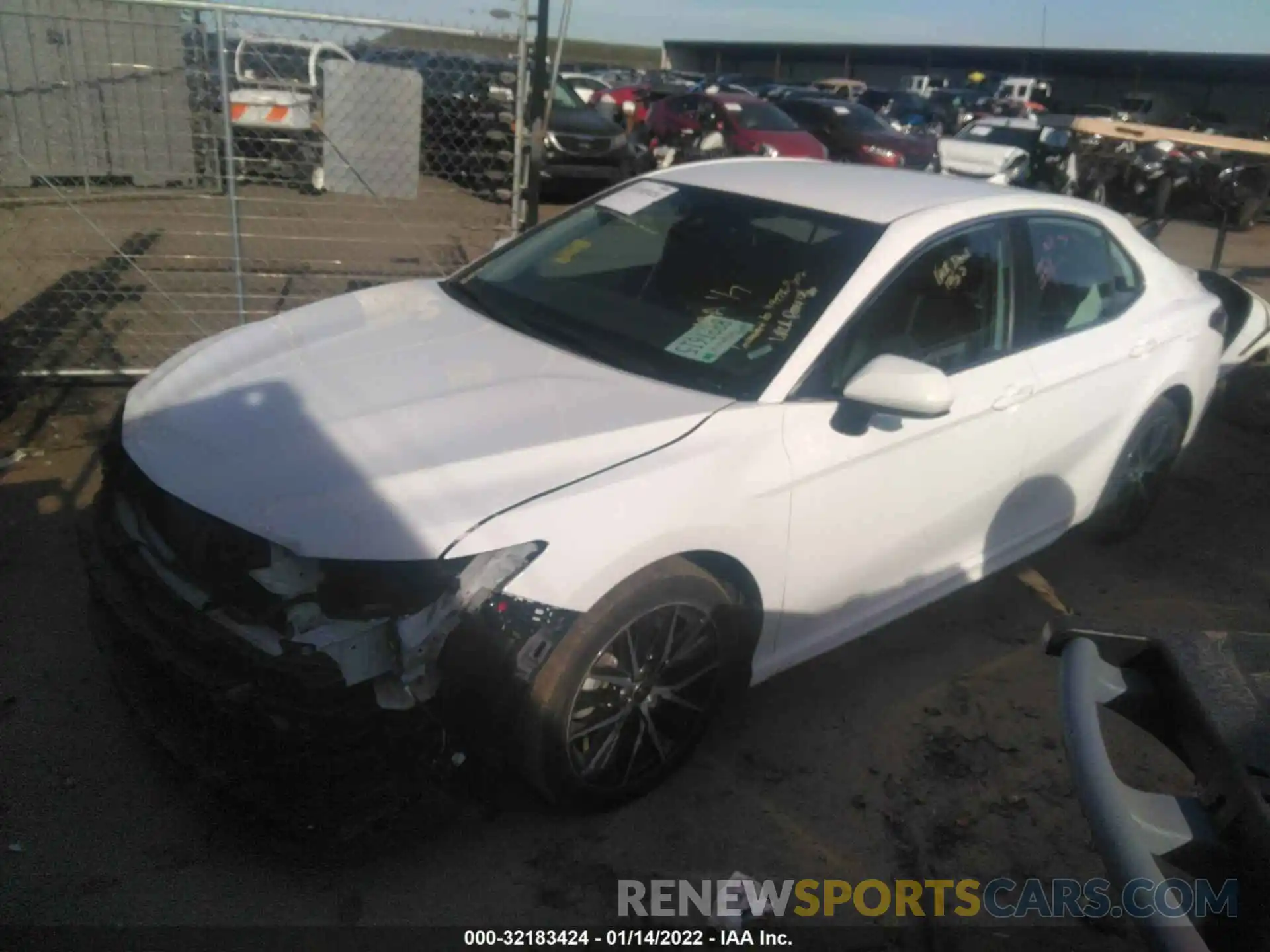 2 Photograph of a damaged car 4T1G11AKXMU542802 TOYOTA CAMRY 2021