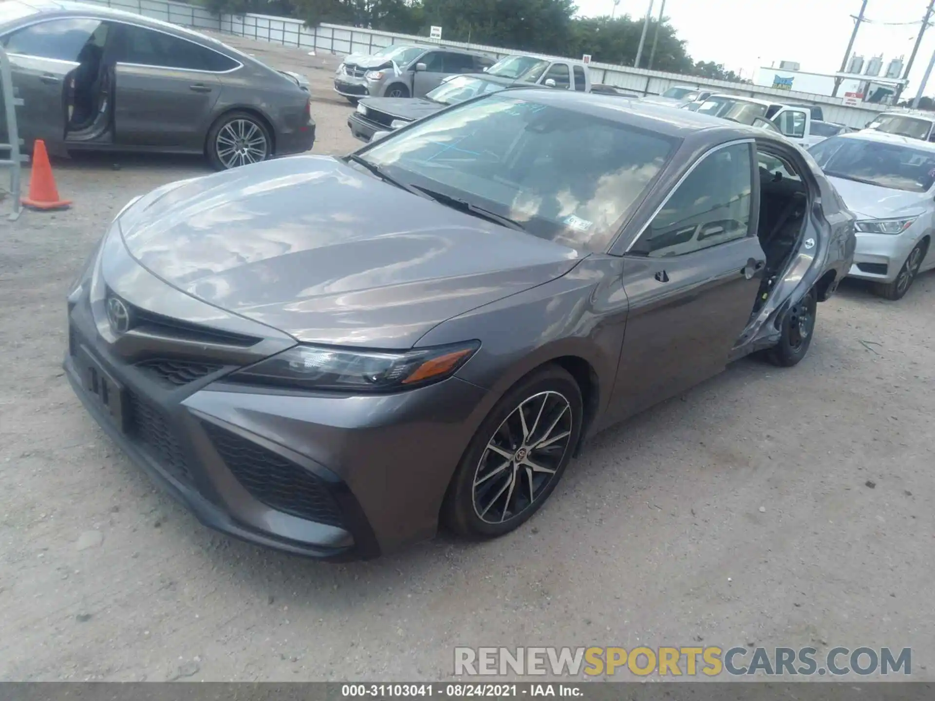 2 Photograph of a damaged car 4T1G11AKXMU546865 TOYOTA CAMRY 2021