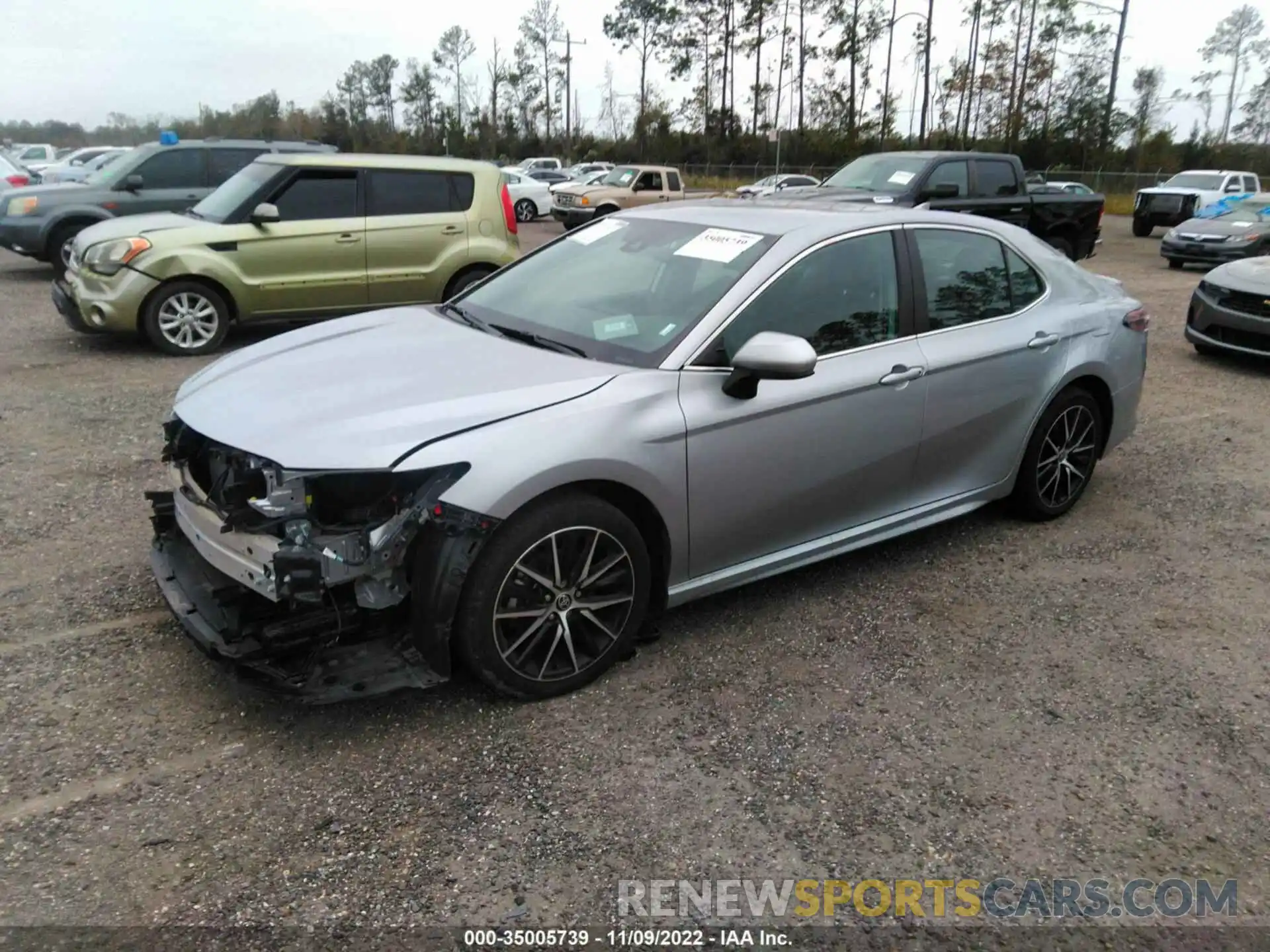 2 Photograph of a damaged car 4T1G11AKXMU549247 TOYOTA CAMRY 2021