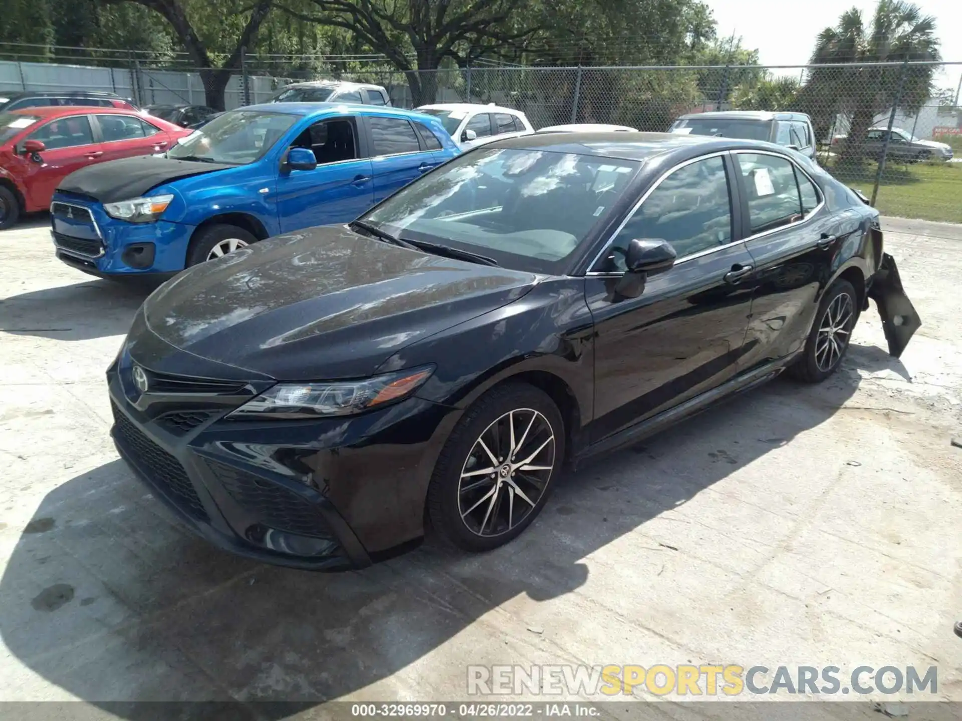 2 Photograph of a damaged car 4T1G11AKXMU553945 TOYOTA CAMRY 2021