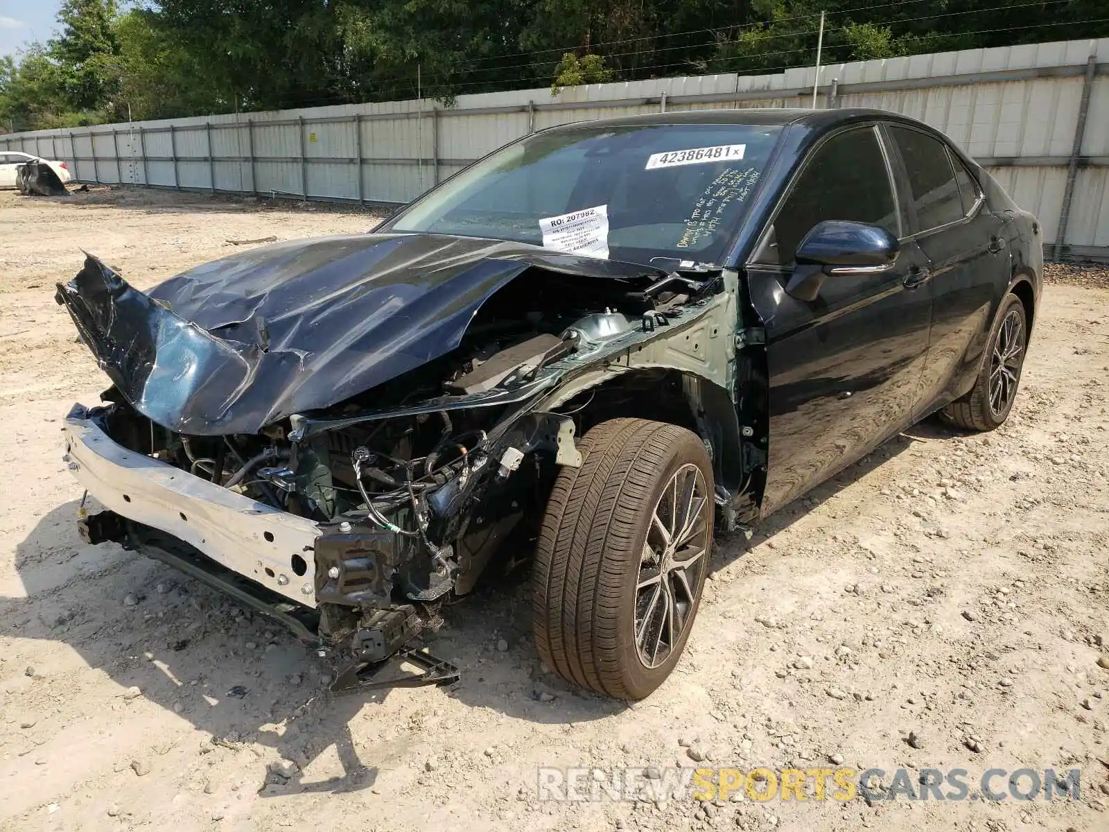 2 Photograph of a damaged car 4T1G11AKXMU555453 TOYOTA CAMRY 2021