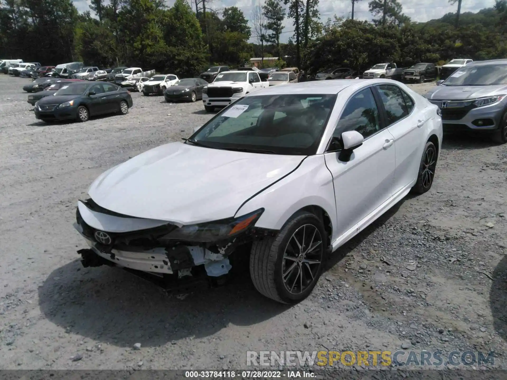 2 Photograph of a damaged car 4T1G11AKXMU562595 TOYOTA CAMRY 2021