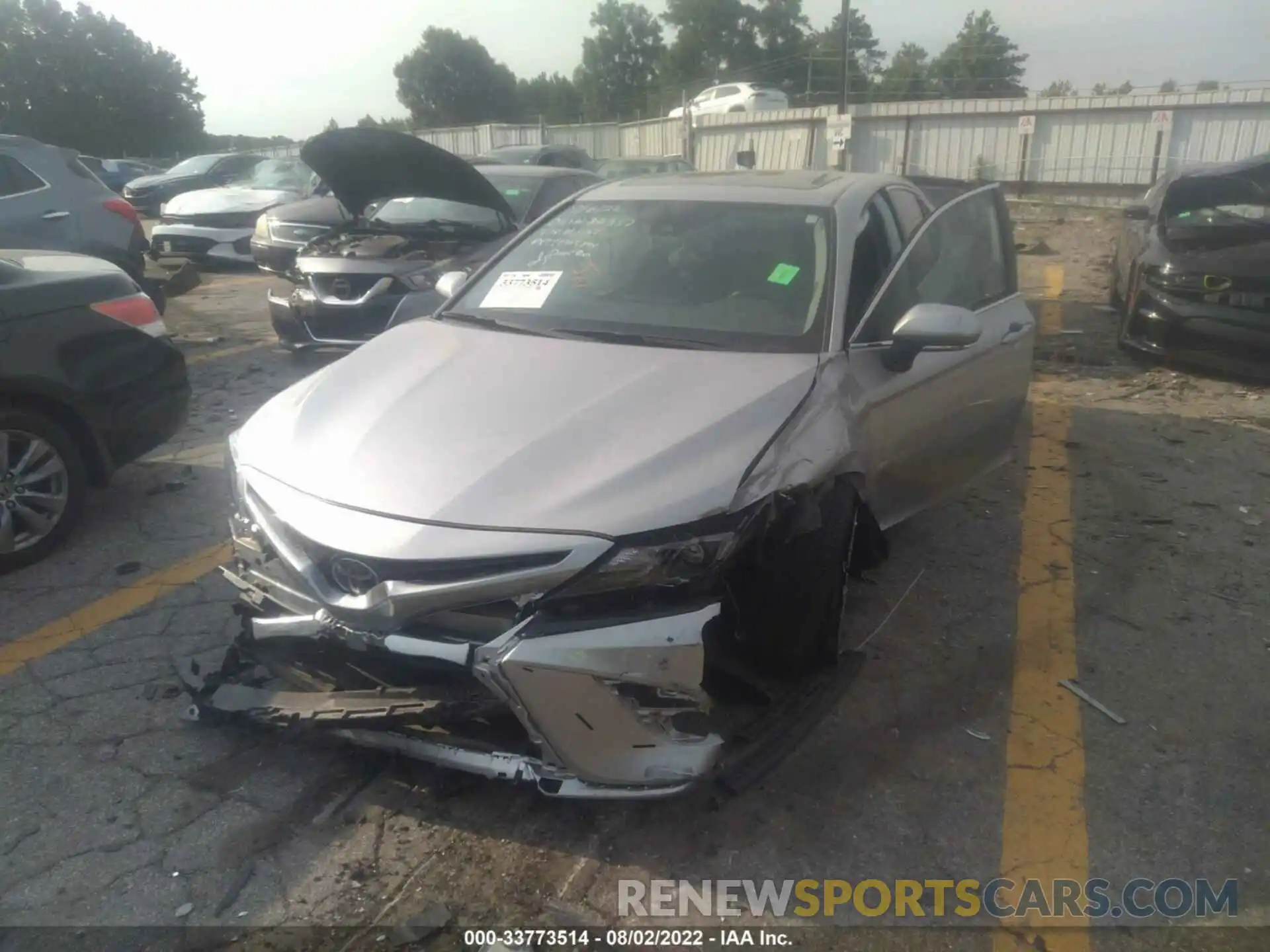 2 Photograph of a damaged car 4T1G11AKXMU571717 TOYOTA CAMRY 2021