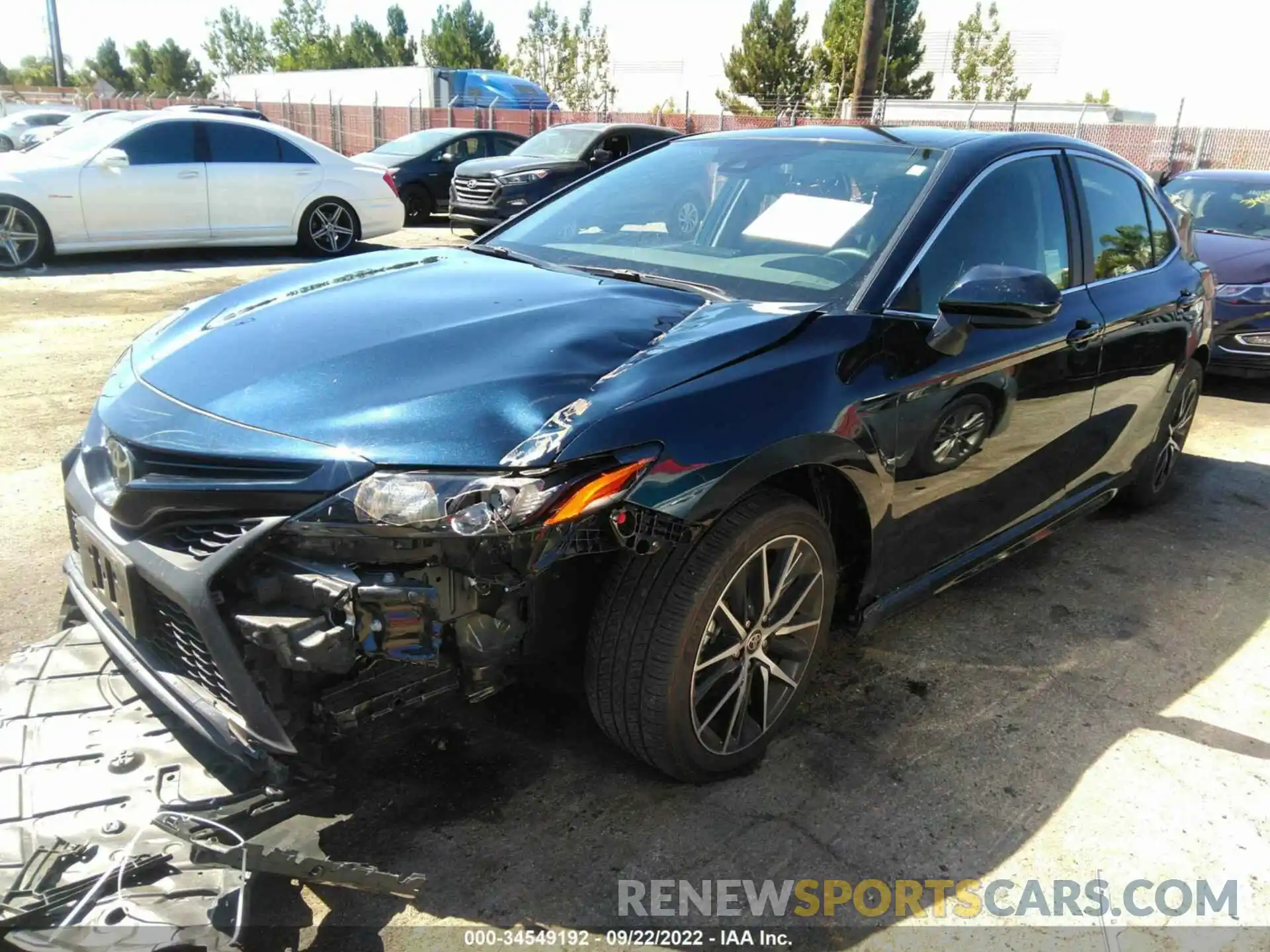 2 Photograph of a damaged car 4T1G11AKXMU572639 TOYOTA CAMRY 2021