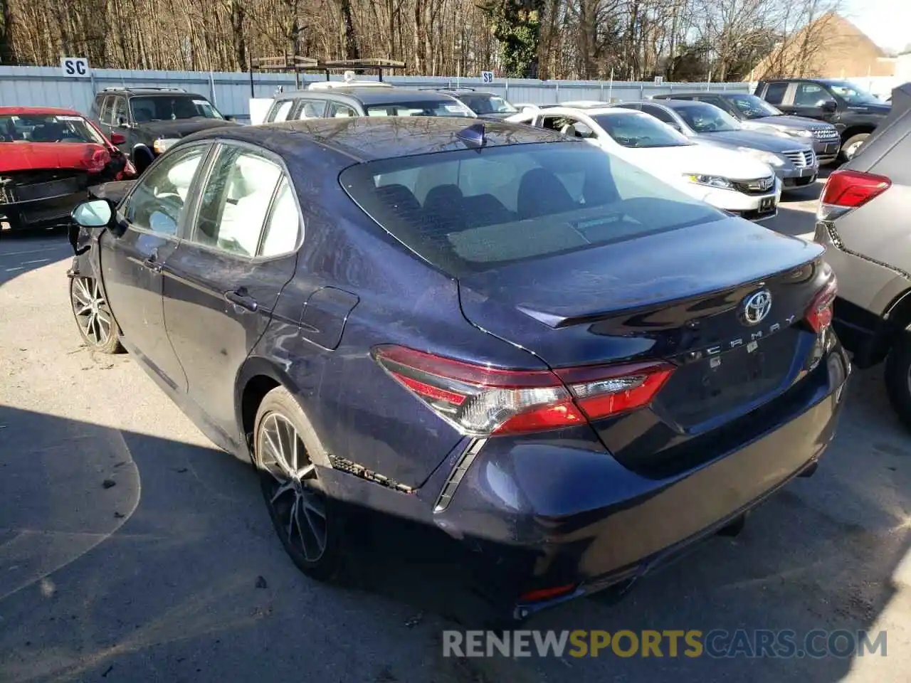 3 Photograph of a damaged car 4T1G11AKXMU573452 TOYOTA CAMRY 2021