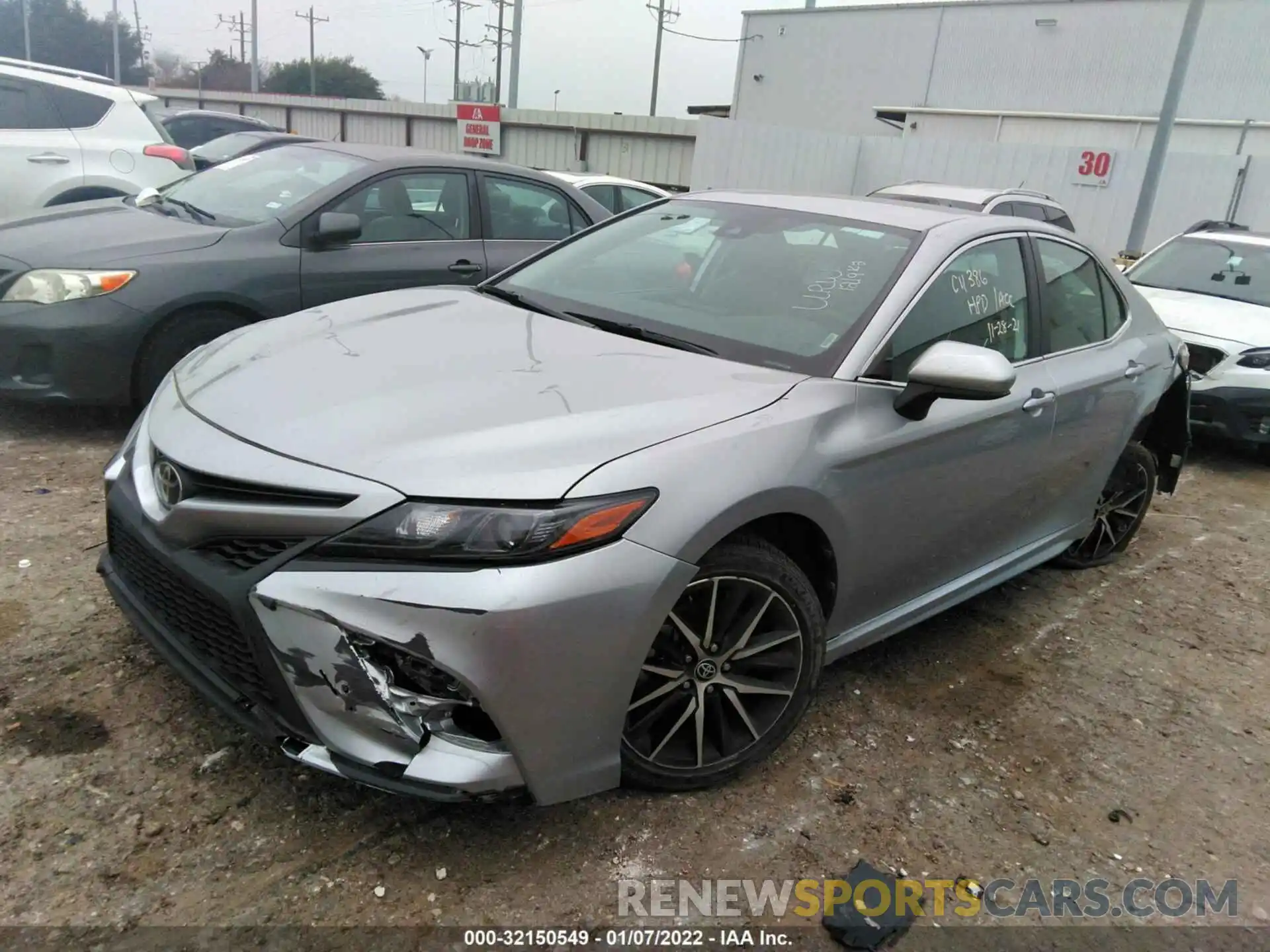 2 Photograph of a damaged car 4T1G11AKXMU576254 TOYOTA CAMRY 2021