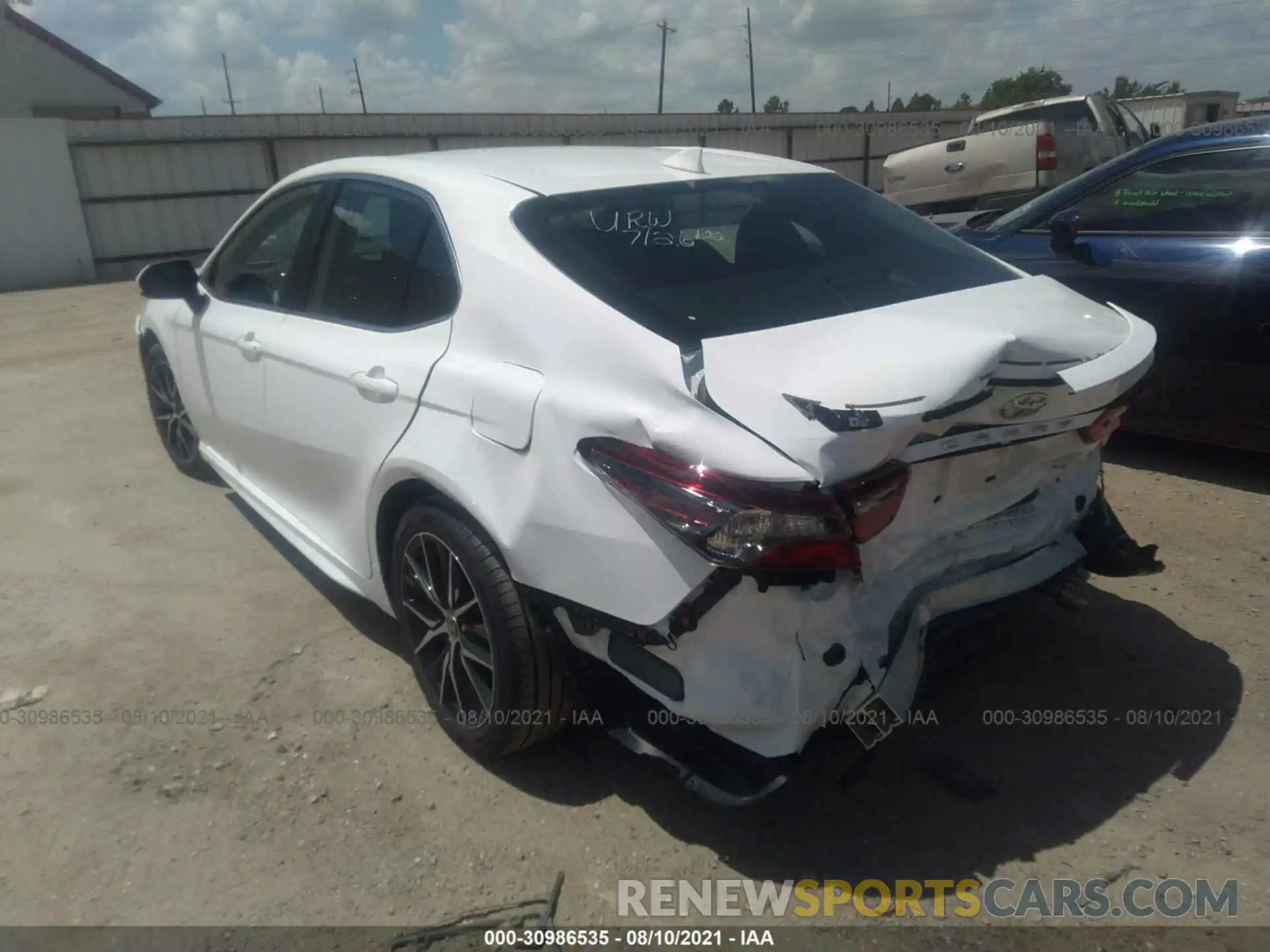 3 Photograph of a damaged car 4T1G11AKXMU580286 TOYOTA CAMRY 2021