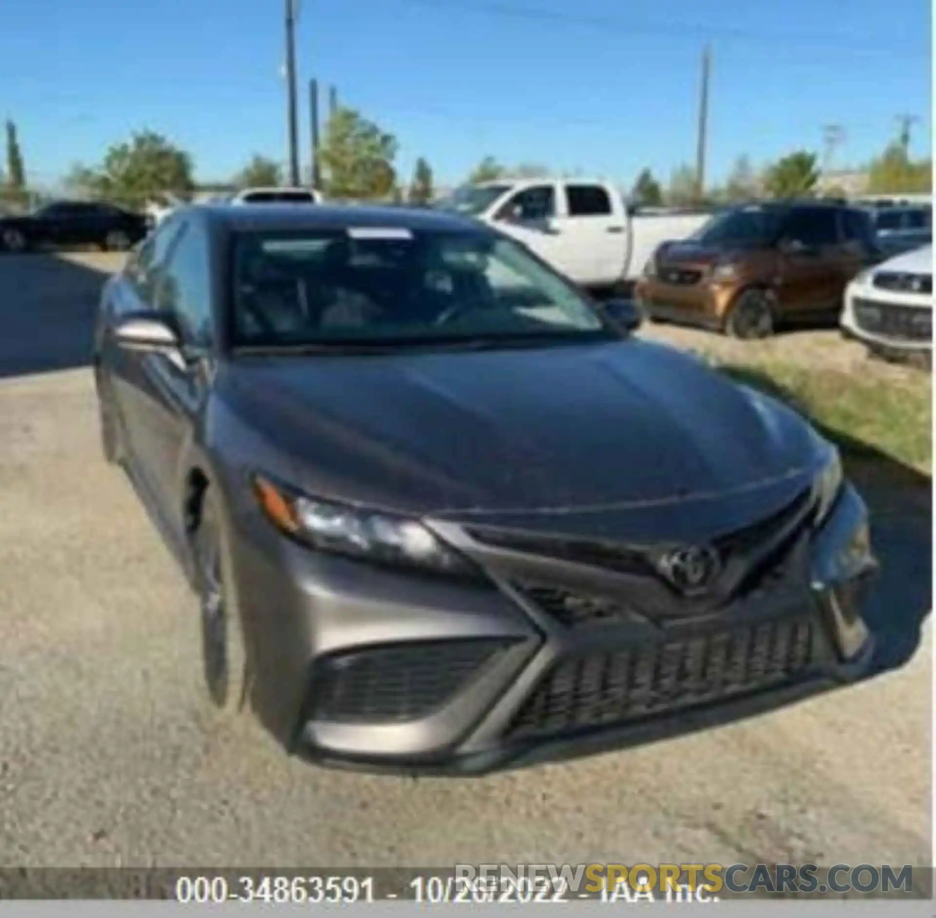 1 Photograph of a damaged car 4T1G11AKXMU584435 TOYOTA CAMRY 2021