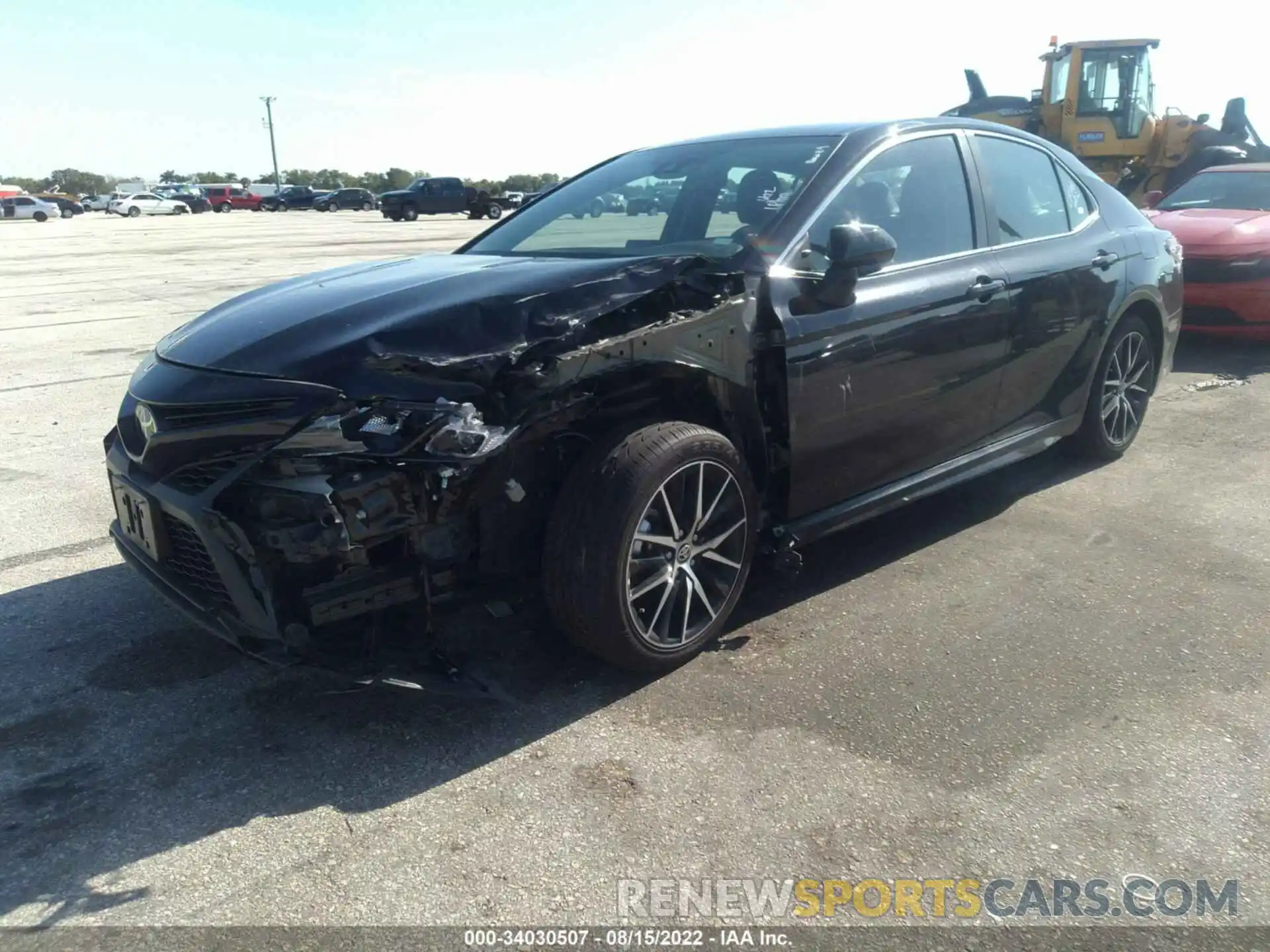 2 Photograph of a damaged car 4T1G11AKXMU585214 TOYOTA CAMRY 2021