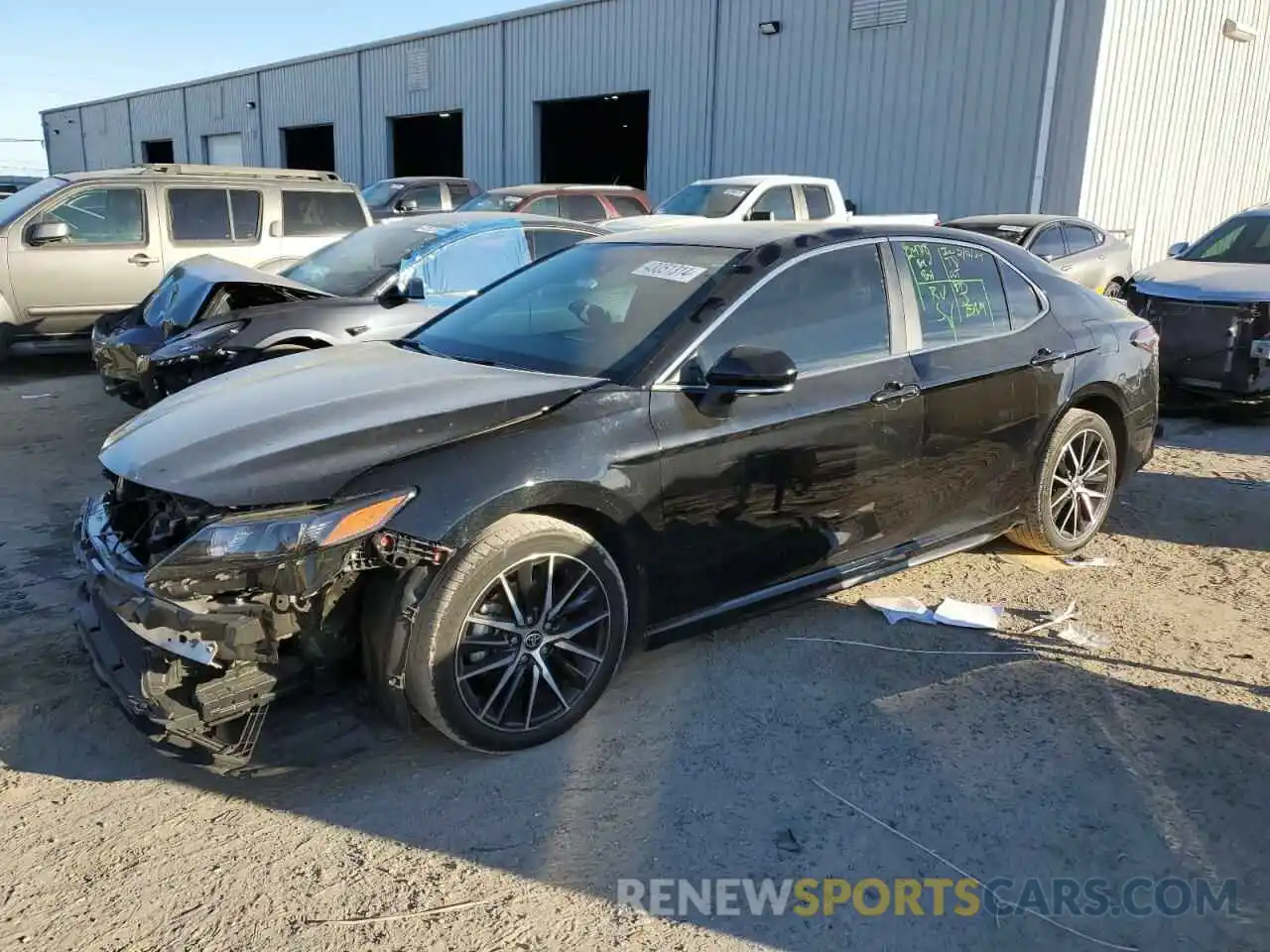 1 Photograph of a damaged car 4T1G11AKXMU586234 TOYOTA CAMRY 2021