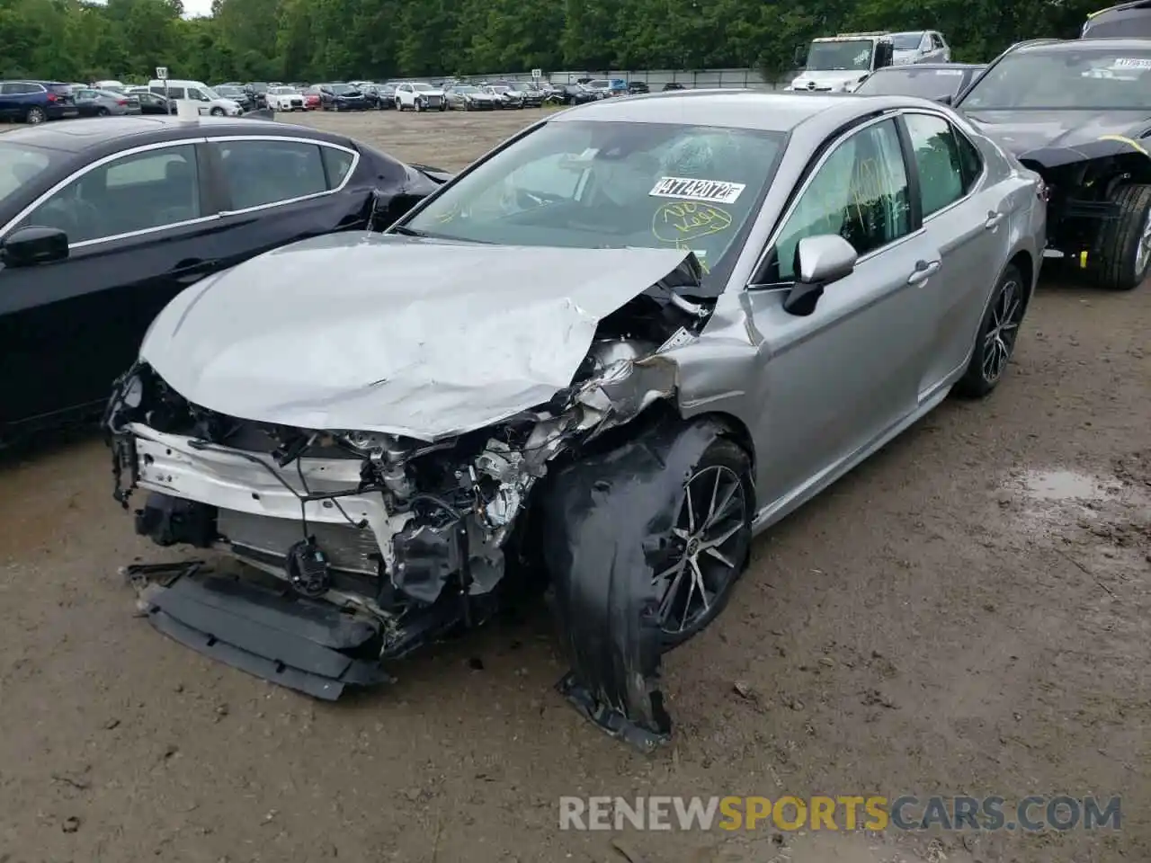 2 Photograph of a damaged car 4T1G11AKXMU589067 TOYOTA CAMRY 2021