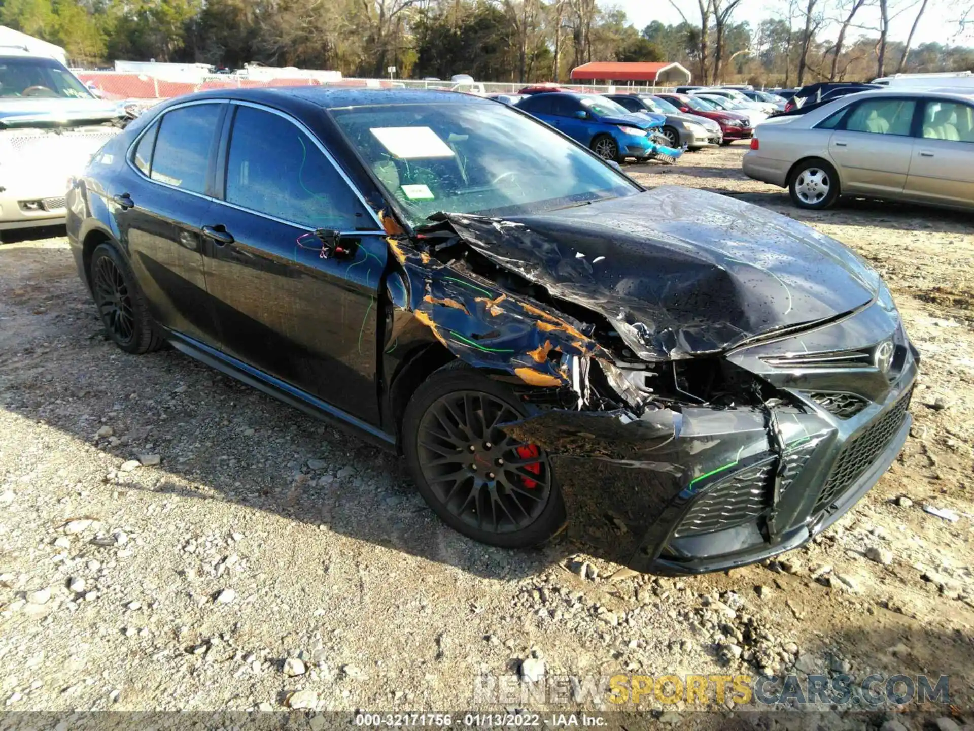 1 Photograph of a damaged car 4T1G11AKXMU594785 TOYOTA CAMRY 2021