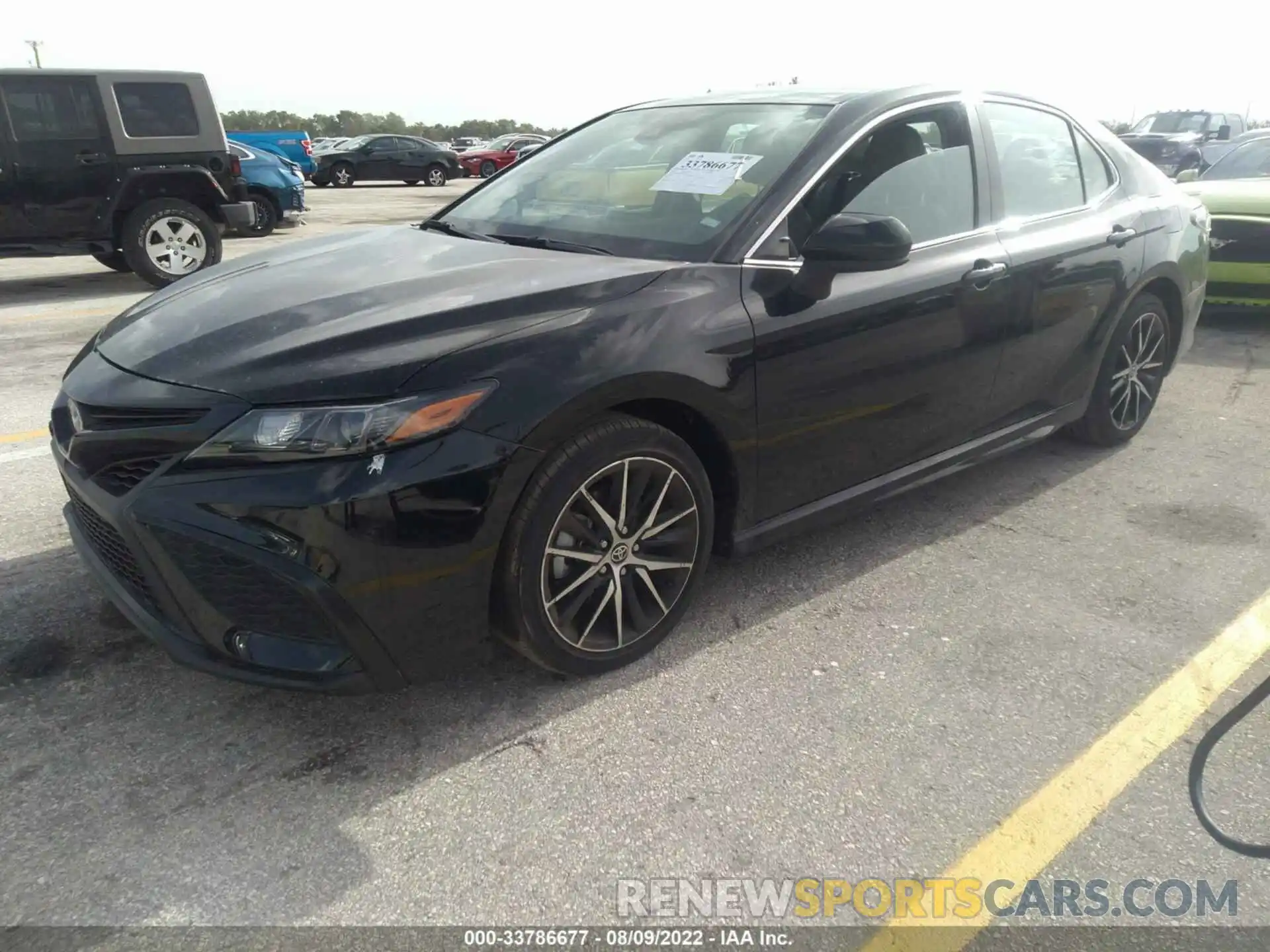 2 Photograph of a damaged car 4T1G11AKXMU602805 TOYOTA CAMRY 2021