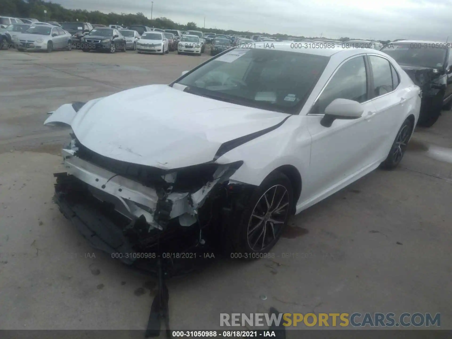 2 Photograph of a damaged car 4T1G11AKXMU605882 TOYOTA CAMRY 2021