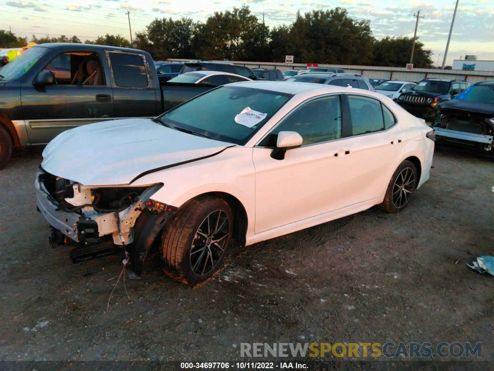 2 Photograph of a damaged car 4T1G11AKXMU606286 TOYOTA CAMRY 2021