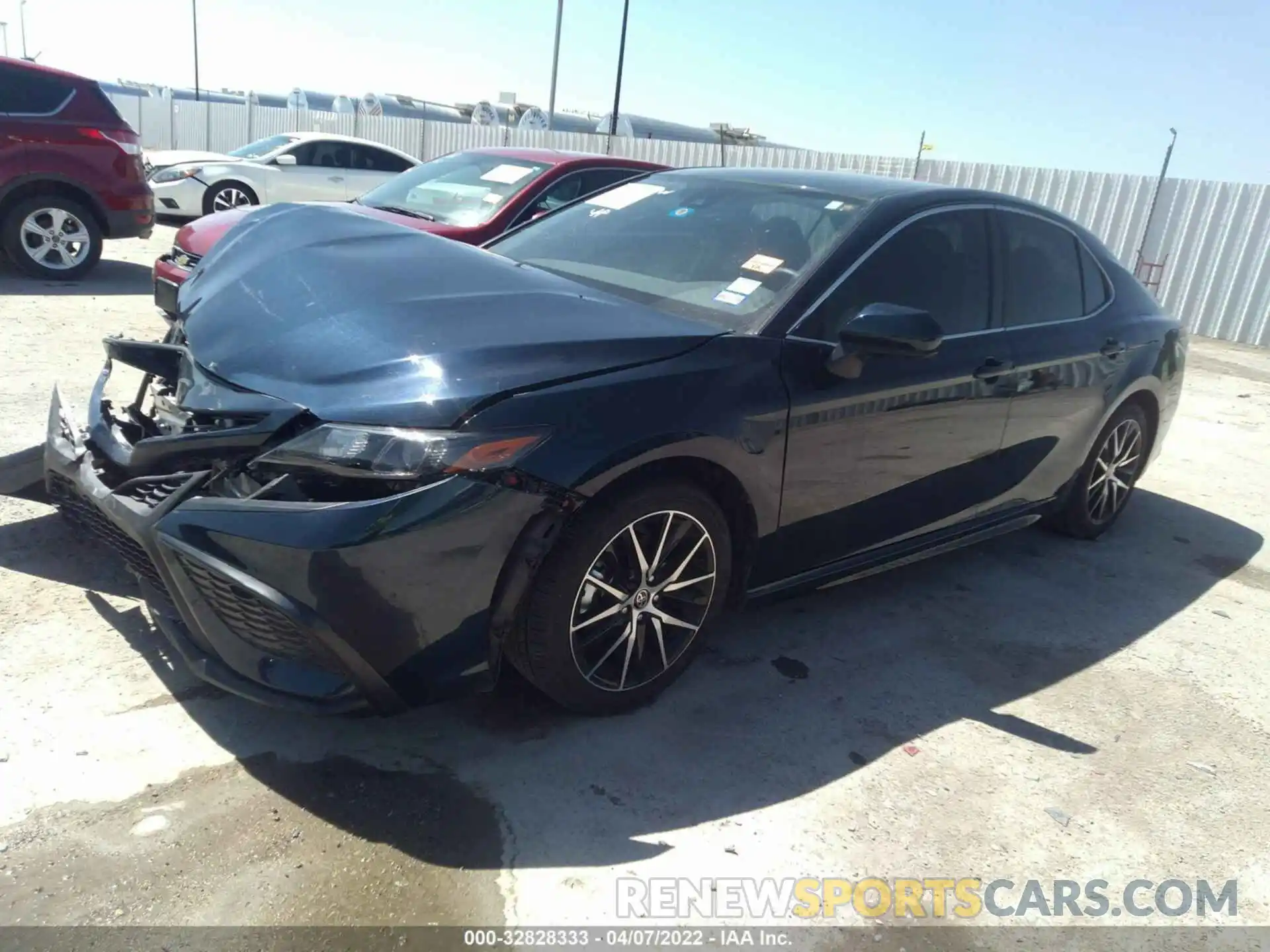 2 Photograph of a damaged car 4T1G11AKXMU615358 TOYOTA CAMRY 2021