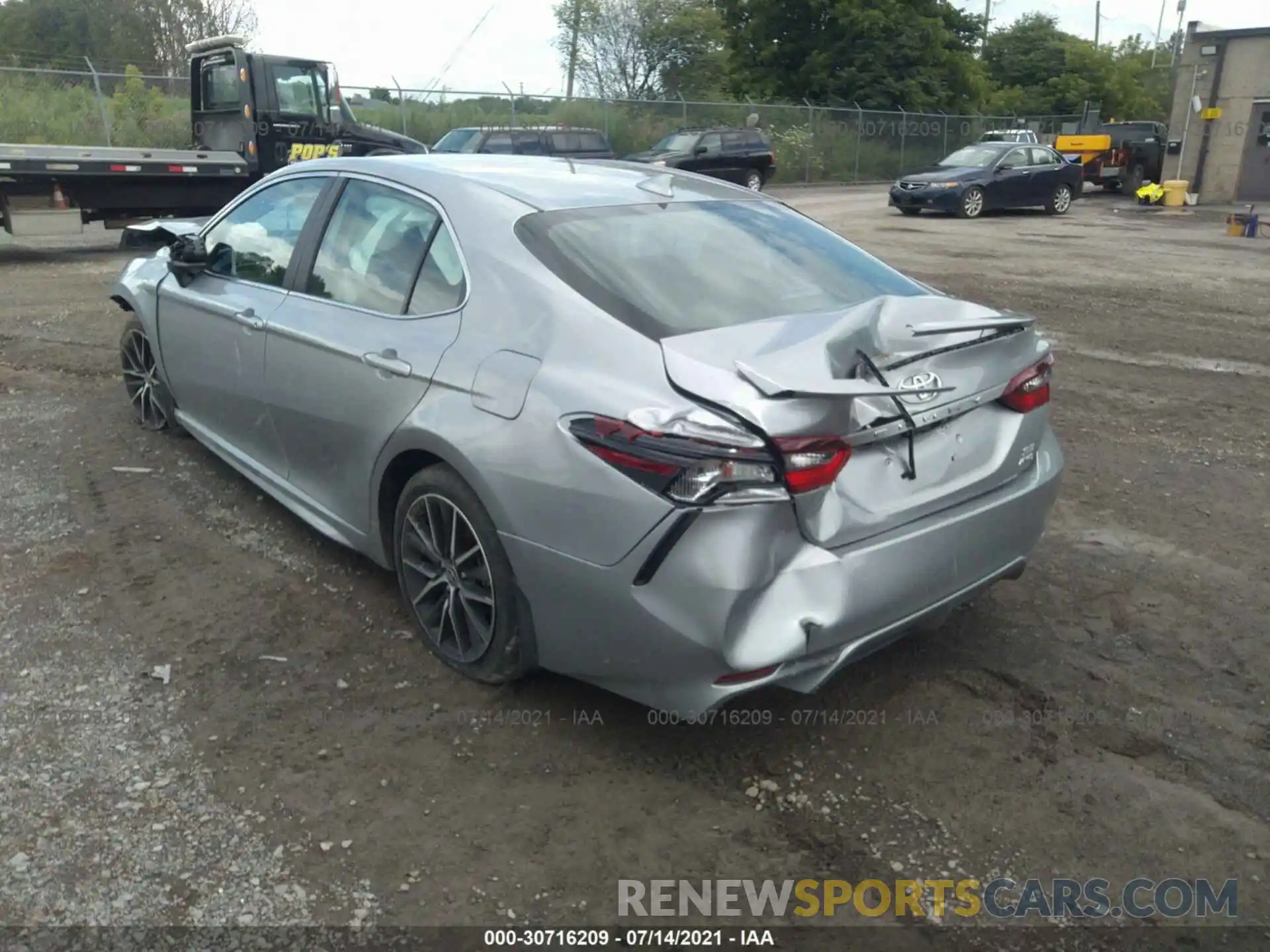 3 Photograph of a damaged car 4T1G11BK0MU027872 TOYOTA CAMRY 2021