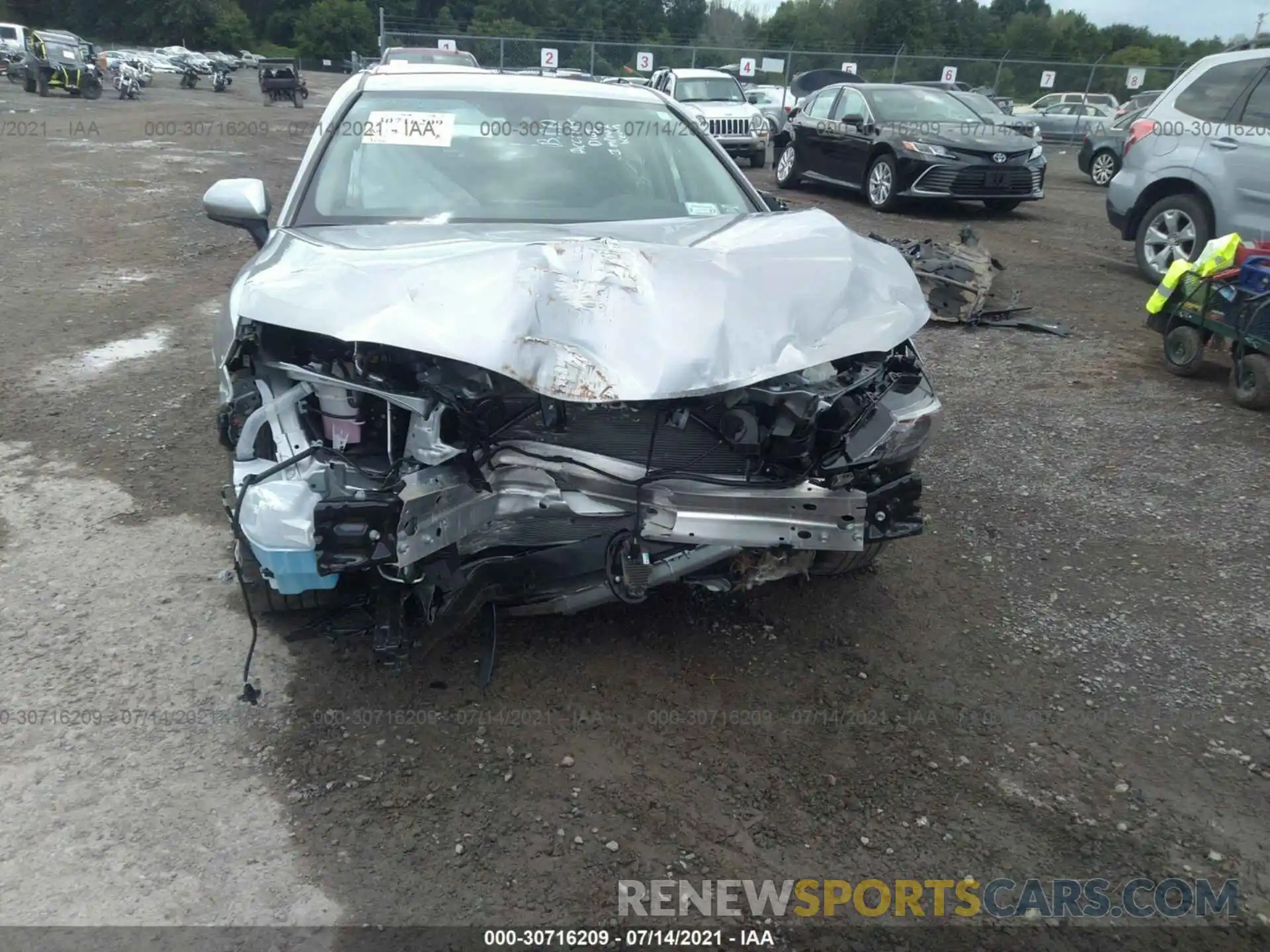 6 Photograph of a damaged car 4T1G11BK0MU027872 TOYOTA CAMRY 2021