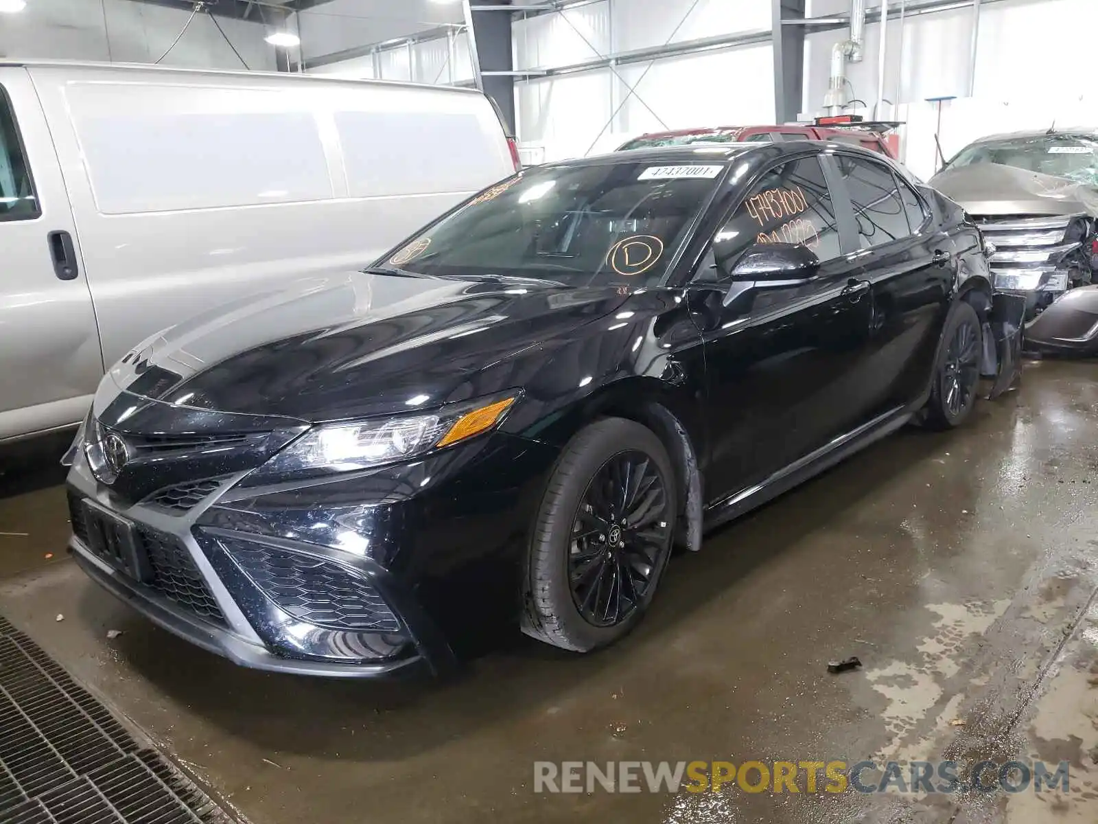 2 Photograph of a damaged car 4T1G11BK0MU028925 TOYOTA CAMRY 2021