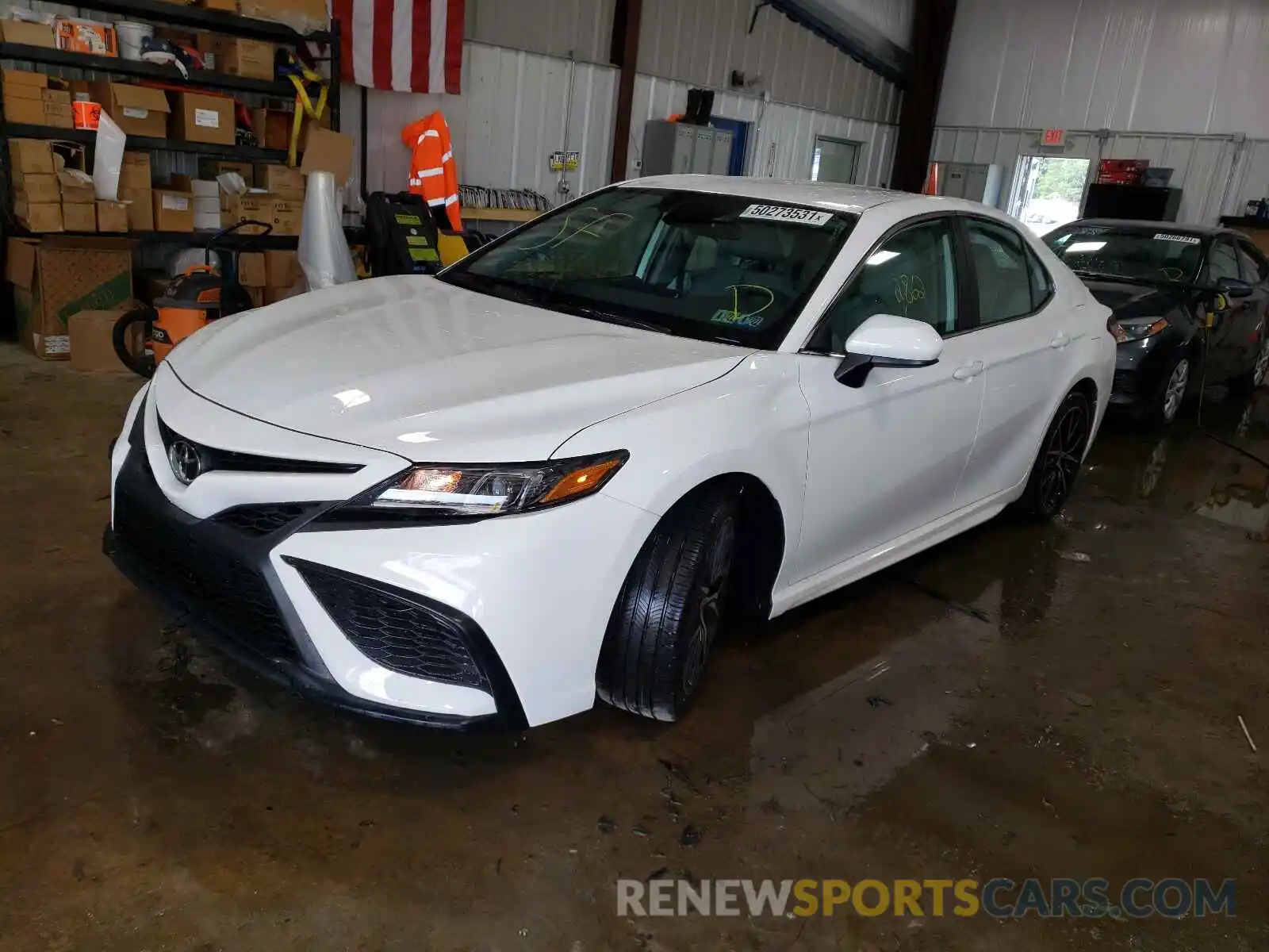 2 Photograph of a damaged car 4T1G11BK0MU031341 TOYOTA CAMRY 2021