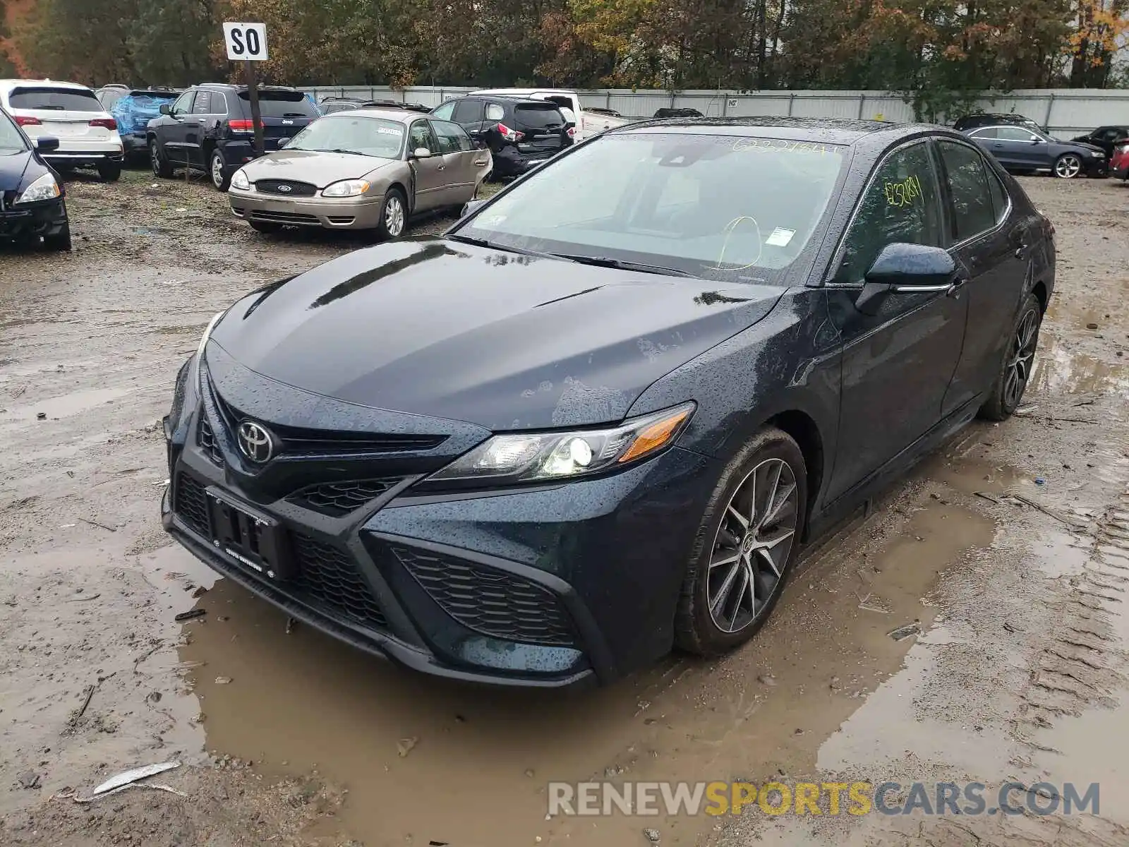 2 Photograph of a damaged car 4T1G11BK0MU031422 TOYOTA CAMRY 2021