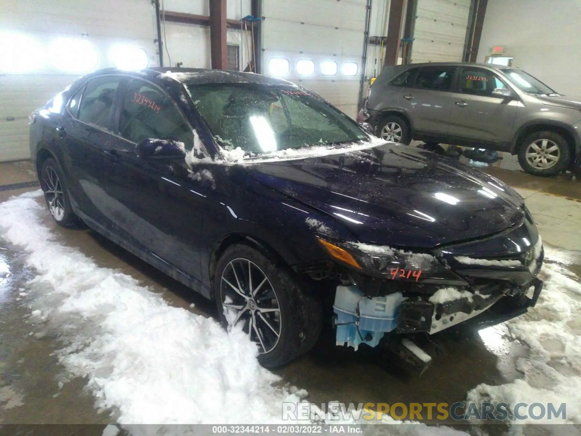 1 Photograph of a damaged car 4T1G11BK0MU034479 TOYOTA CAMRY 2021