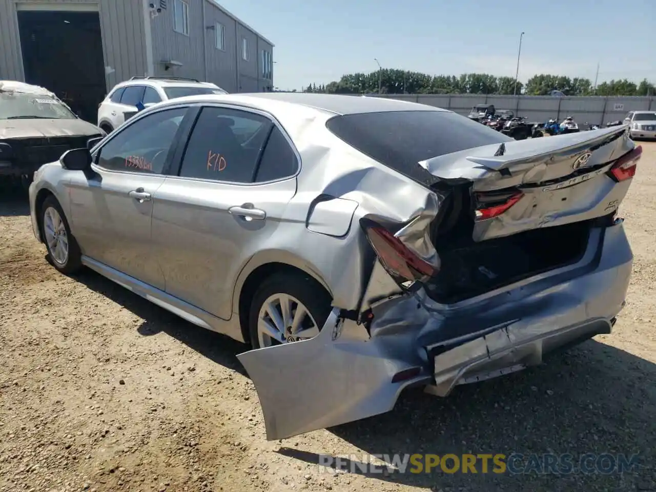 3 Photograph of a damaged car 4T1G11BK0MU036054 TOYOTA CAMRY 2021