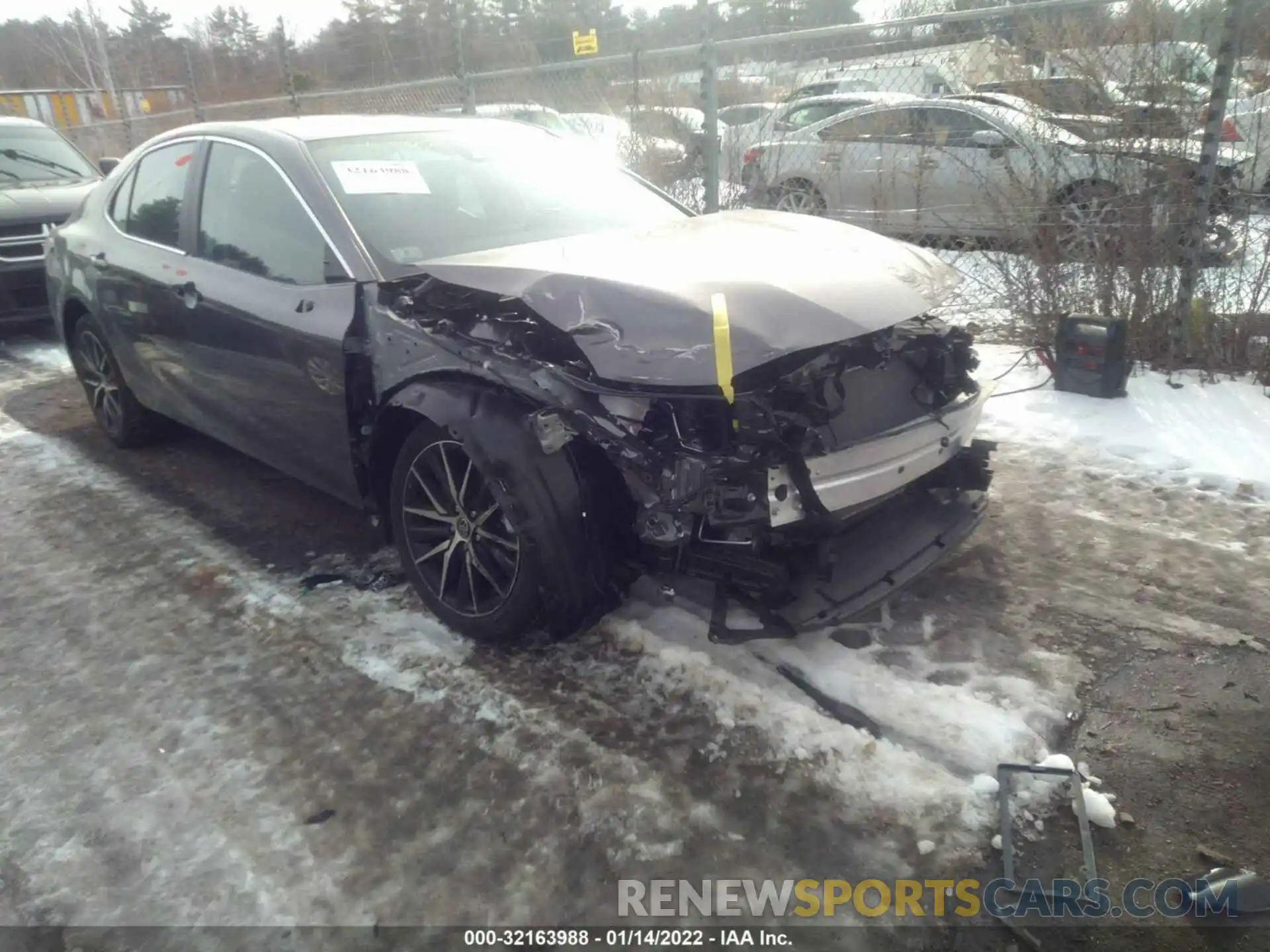 1 Photograph of a damaged car 4T1G11BK0MU044235 TOYOTA CAMRY 2021