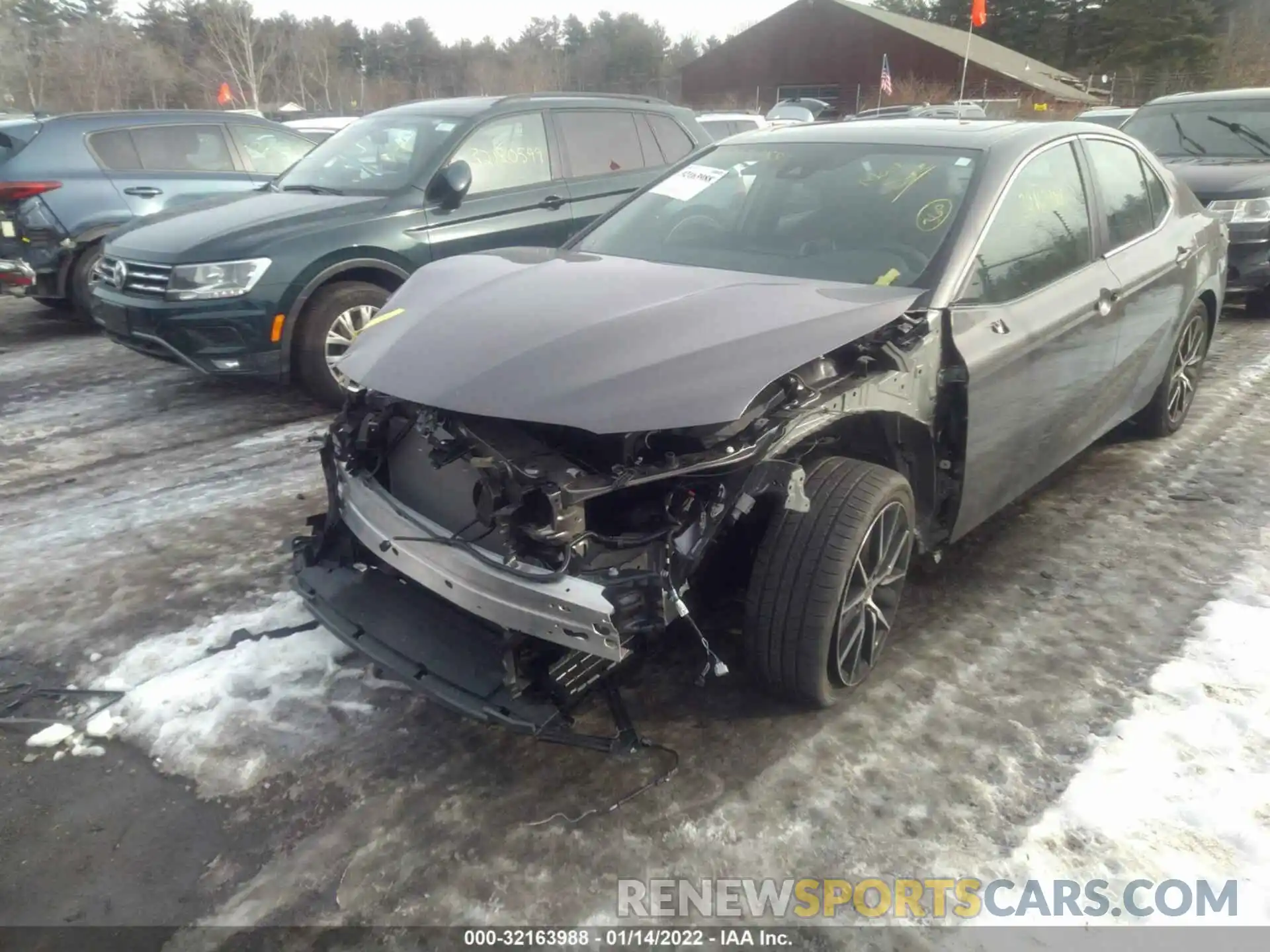 2 Photograph of a damaged car 4T1G11BK0MU044235 TOYOTA CAMRY 2021