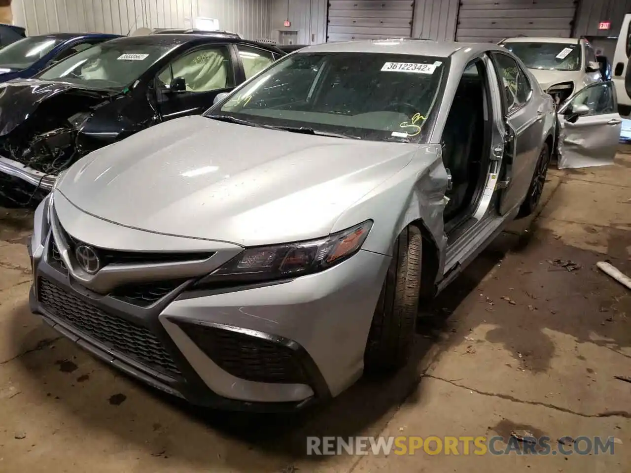 2 Photograph of a damaged car 4T1G11BK1MU027878 TOYOTA CAMRY 2021