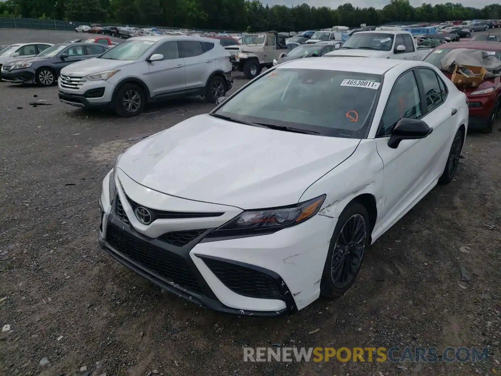 2 Photograph of a damaged car 4T1G11BK1MU031719 TOYOTA CAMRY 2021