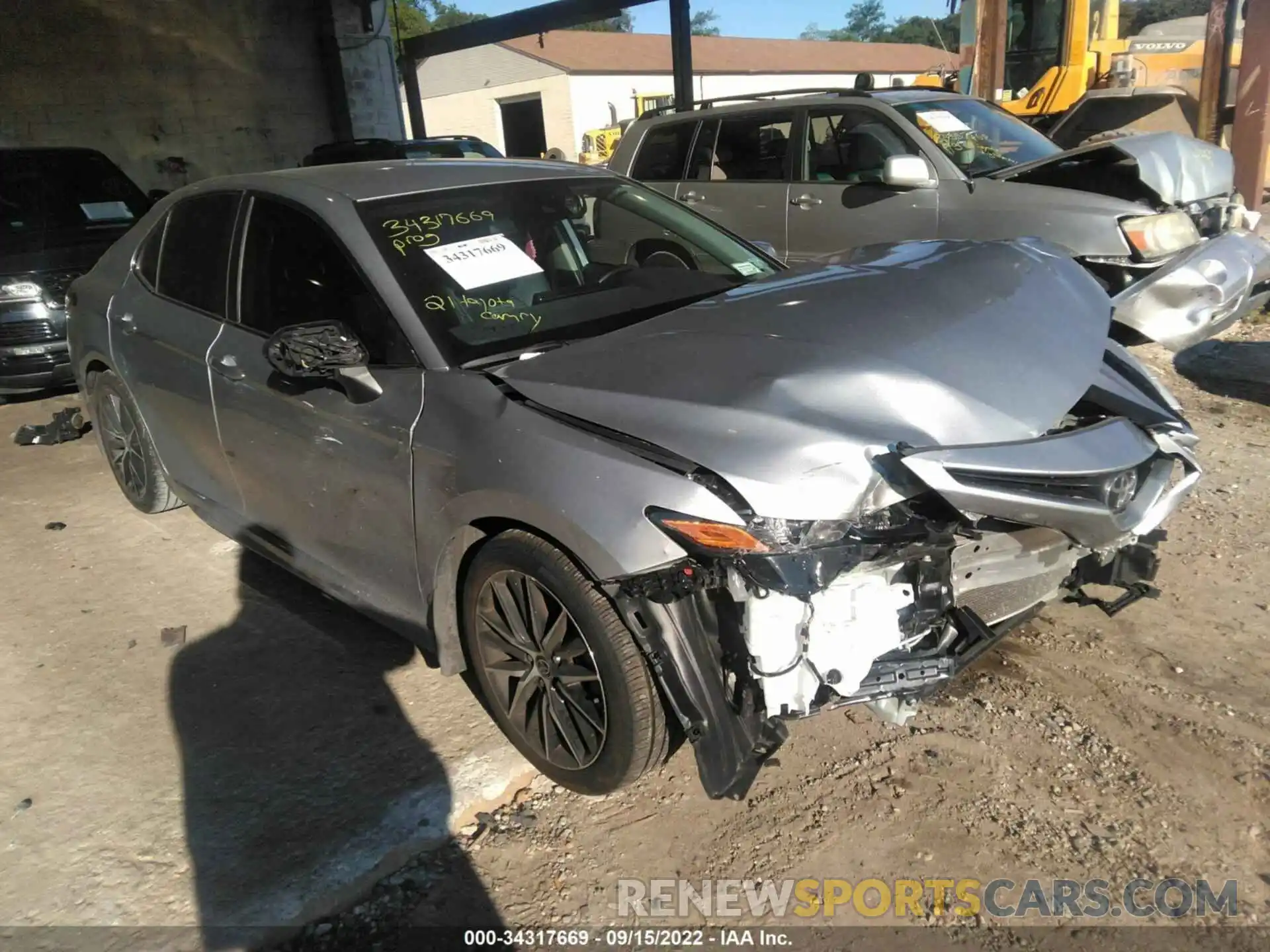 1 Photograph of a damaged car 4T1G11BK1MU038962 TOYOTA CAMRY 2021