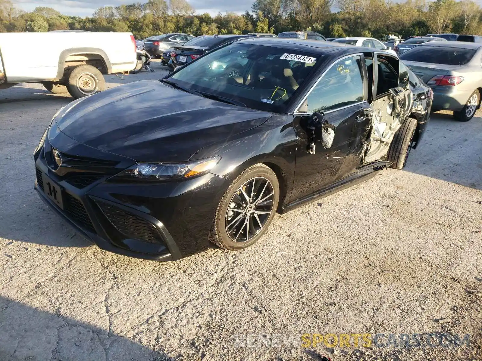 2 Photograph of a damaged car 4T1G11BK1MU040369 TOYOTA CAMRY 2021