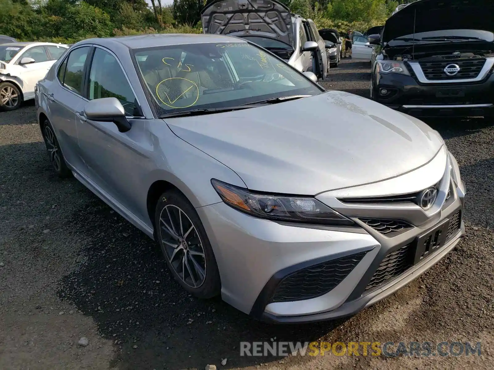 1 Photograph of a damaged car 4T1G11BK2MU020289 TOYOTA CAMRY 2021