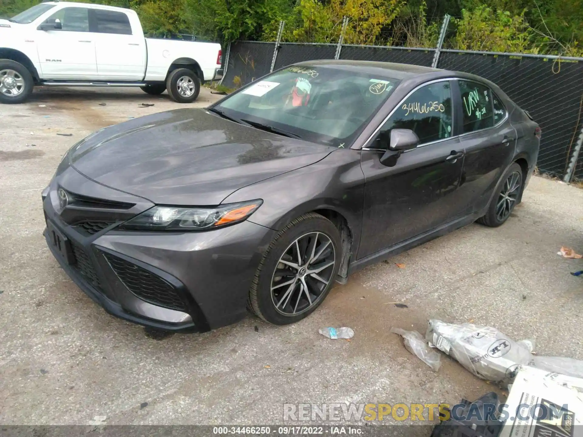 2 Photograph of a damaged car 4T1G11BK2MU020809 TOYOTA CAMRY 2021