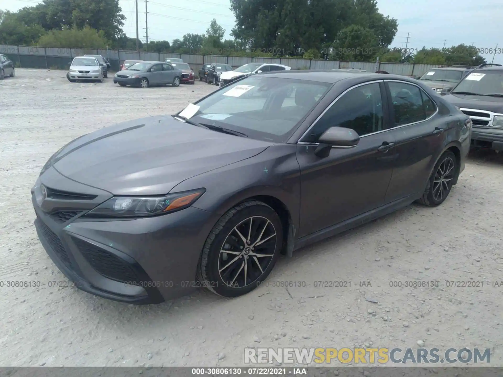 2 Photograph of a damaged car 4T1G11BK2MU027730 TOYOTA CAMRY 2021