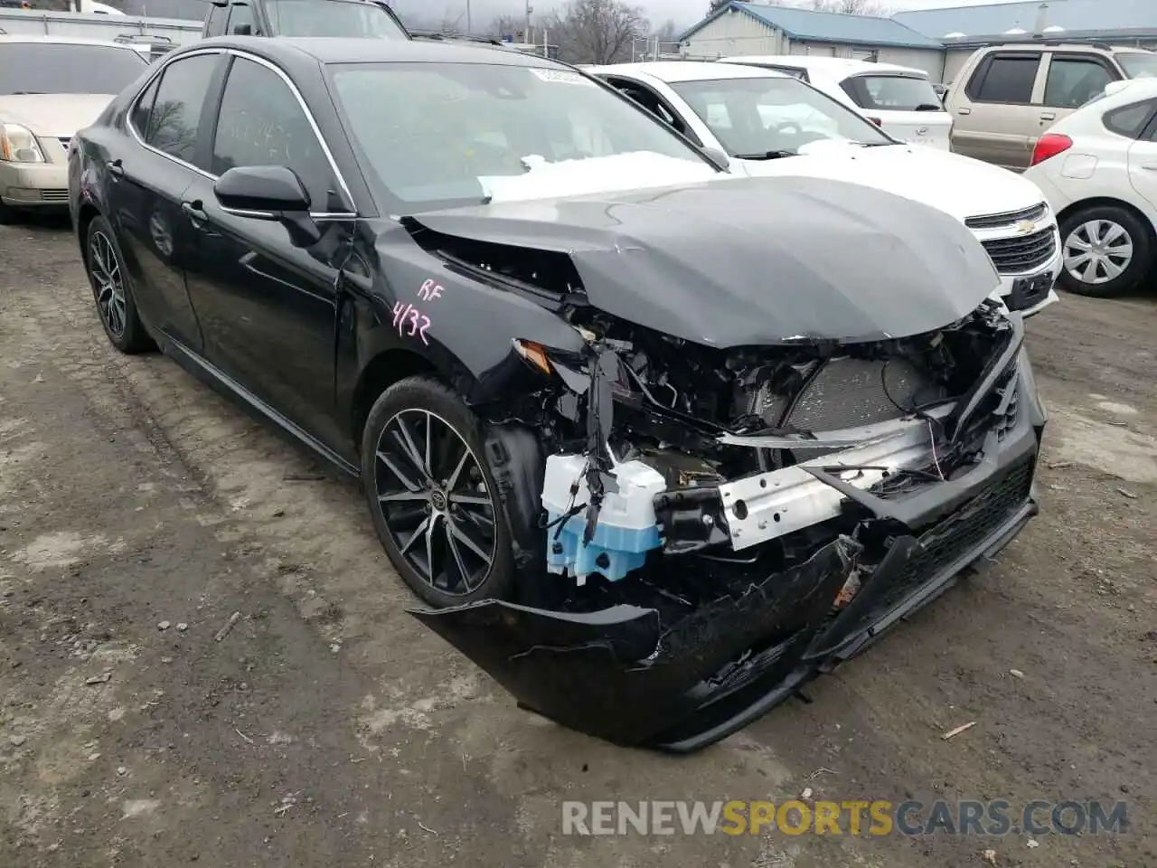 1 Photograph of a damaged car 4T1G11BK2MU030238 TOYOTA CAMRY 2021