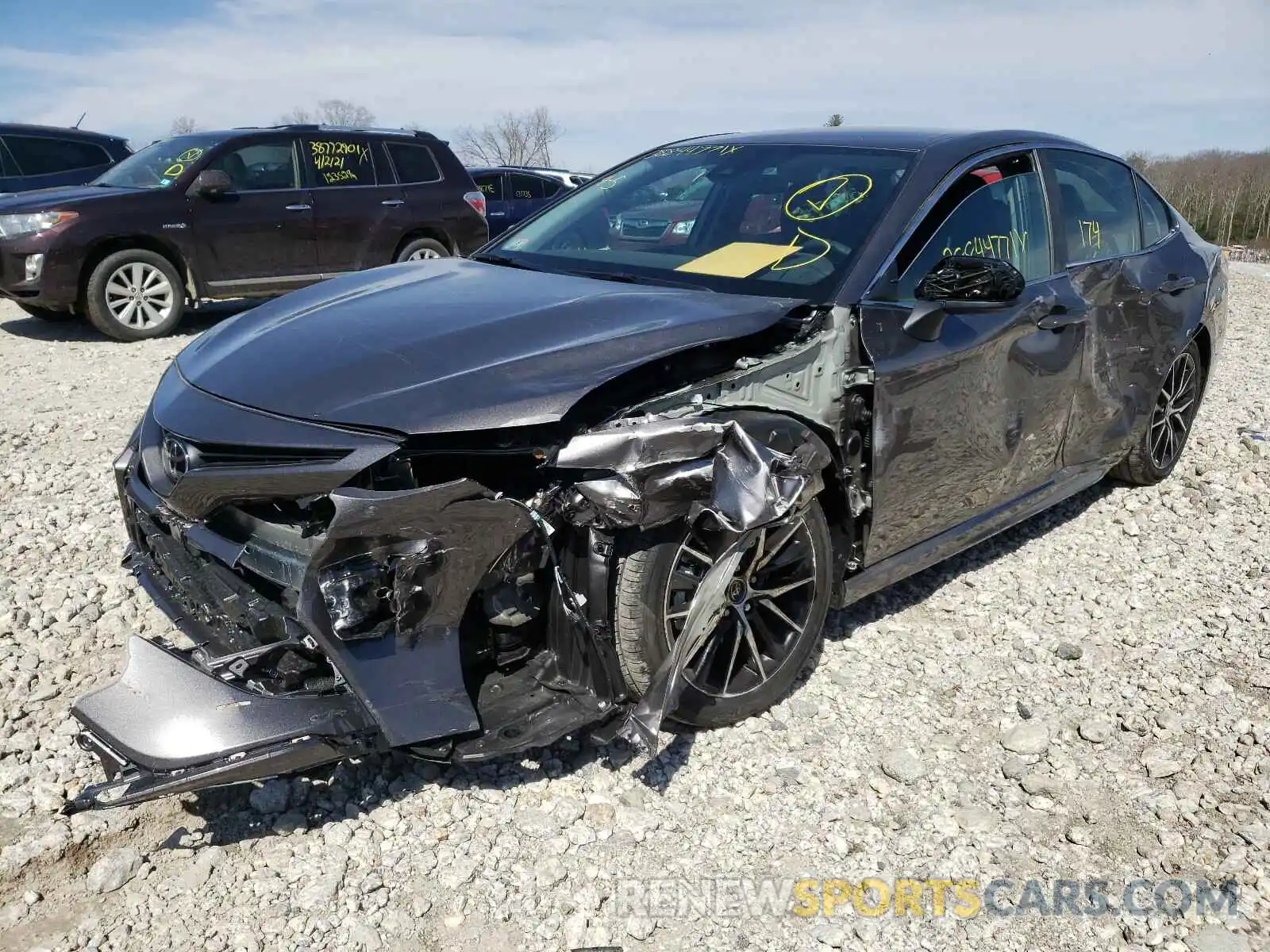 2 Photograph of a damaged car 4T1G11BK2MU031051 TOYOTA CAMRY 2021